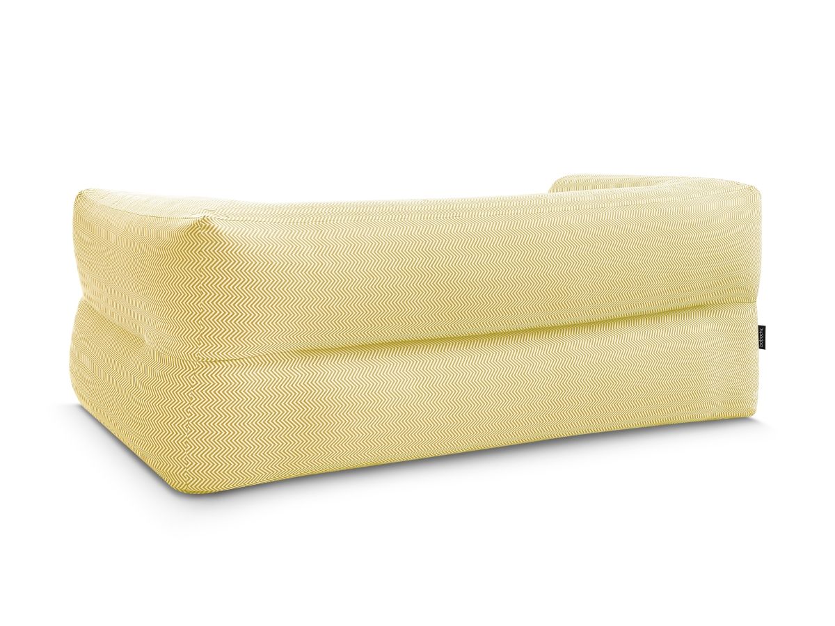 Bobochic Nour Gartensofa 3-Sitzer Stoff Gelb