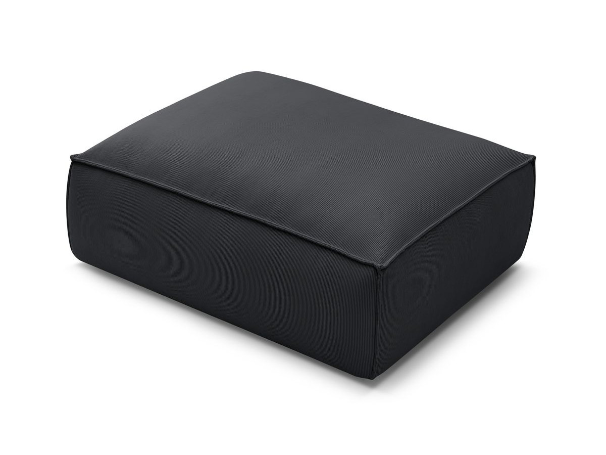 Bobochic Boheme Pouf Cordsamt Schwarz