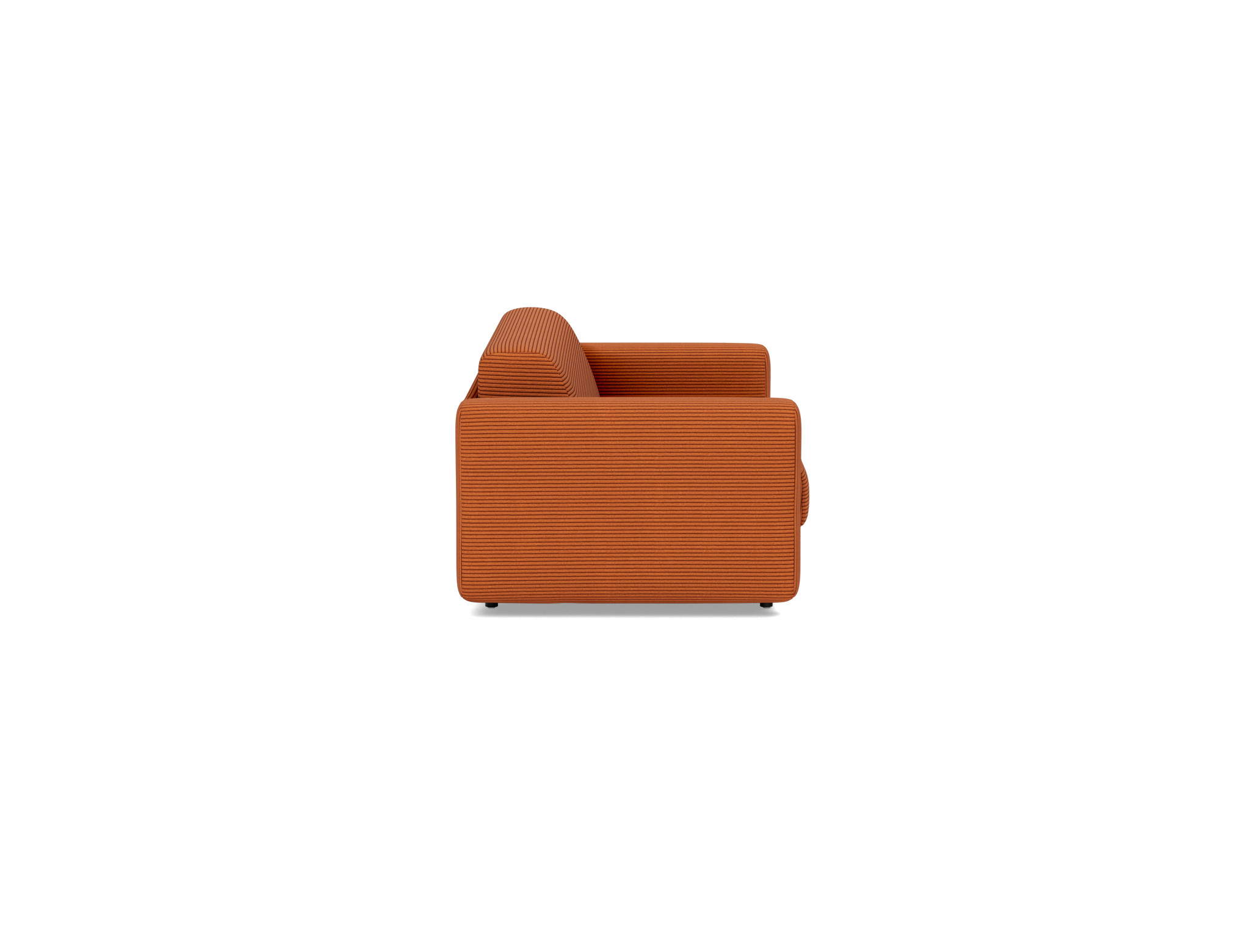 Schlafsofa Killian mit Taschenfederkernmatratze 140 Kord Corduroy 595-Burnt-Orange
