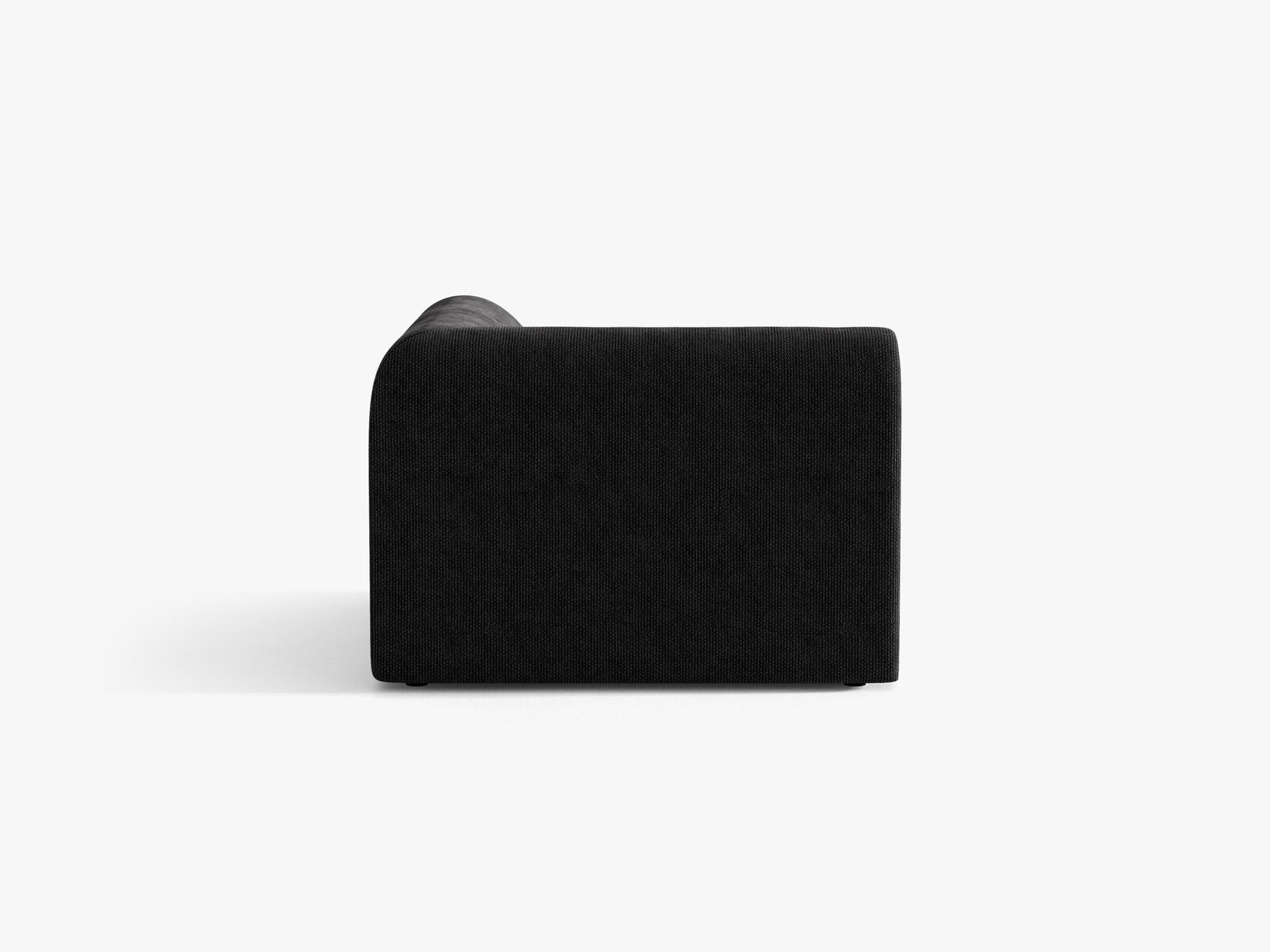 Micadoni Modul Ecke Miley Chenille Haga Schwarz