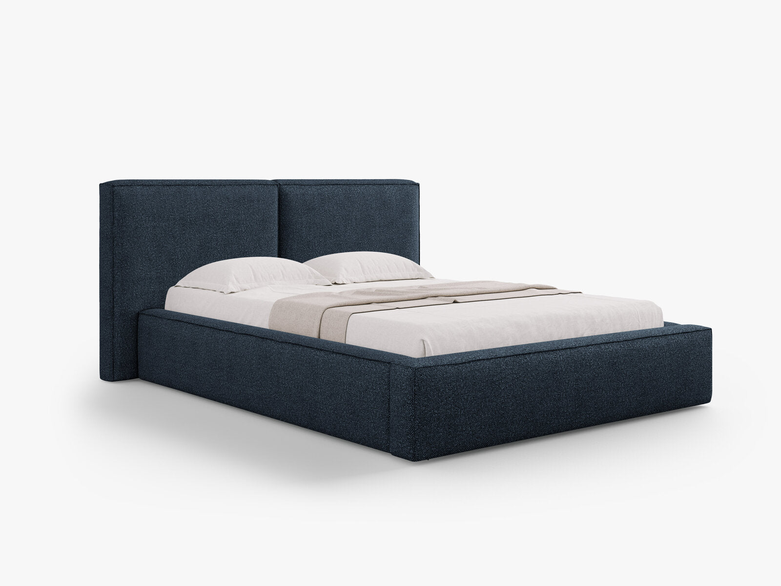Micadoni Bett Jodie Boucle Baloo Dunkelblau 140x200