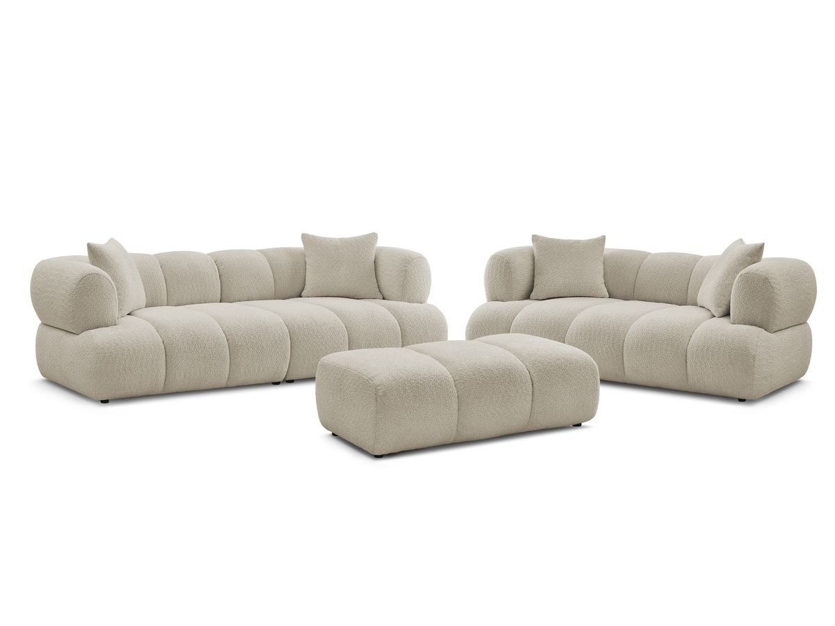 Bobochic Pamira Sofa 5-Sitzer mit Pouf