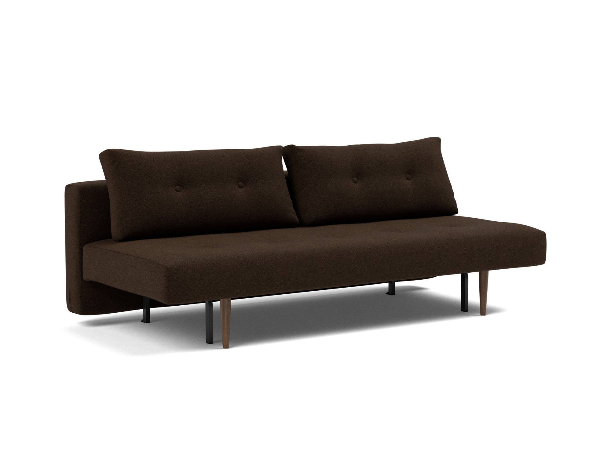 Schlafsofa Recast Strukturierter Stoff Taura 358-Chocco