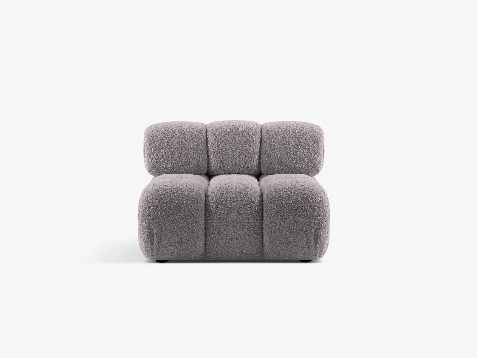 Micadoni Armloses Modul Bellis Boucle Rolf Hellgrau