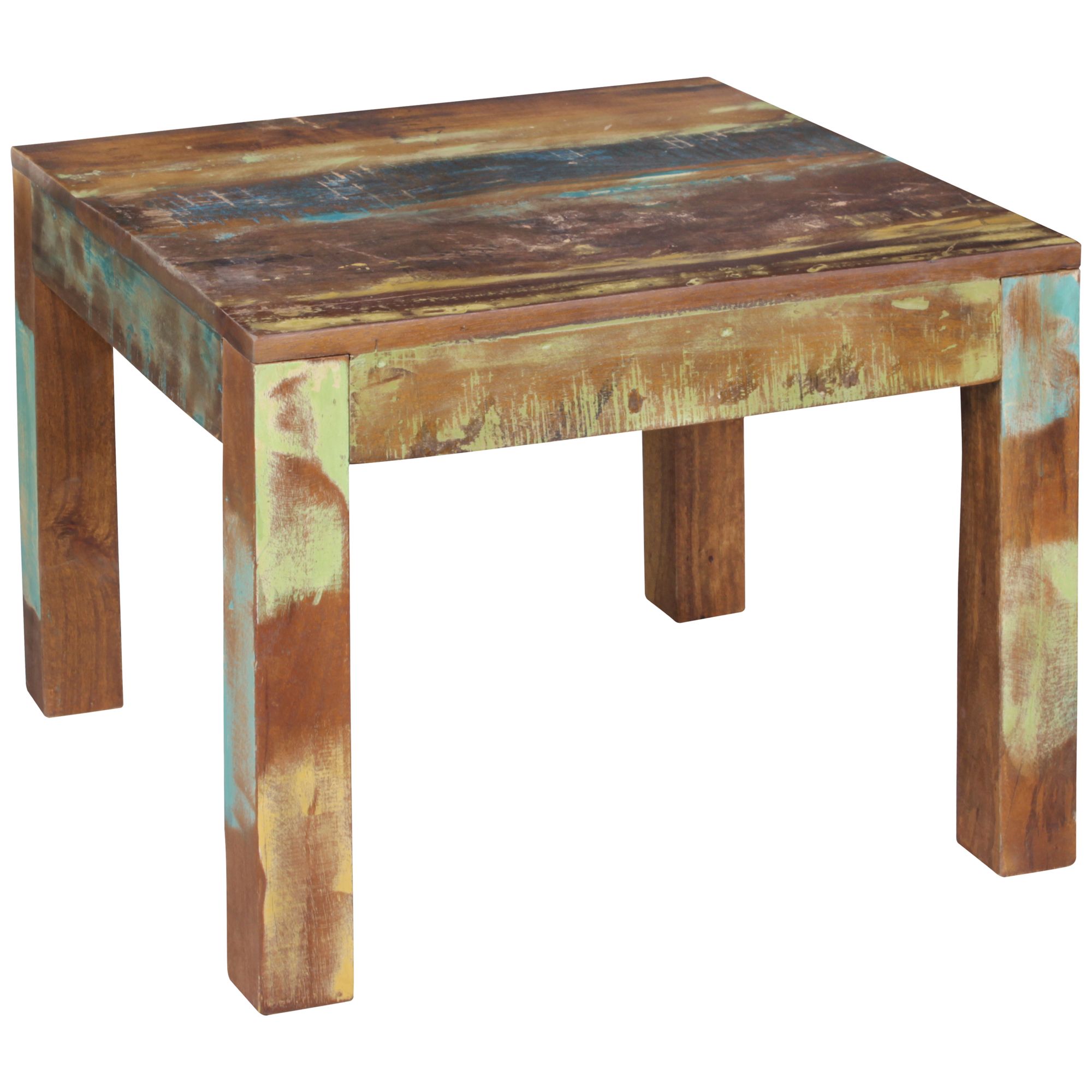 Couchtisch Dyroy Mango Massivholz Bunt 60 × 60 × 47 cm
