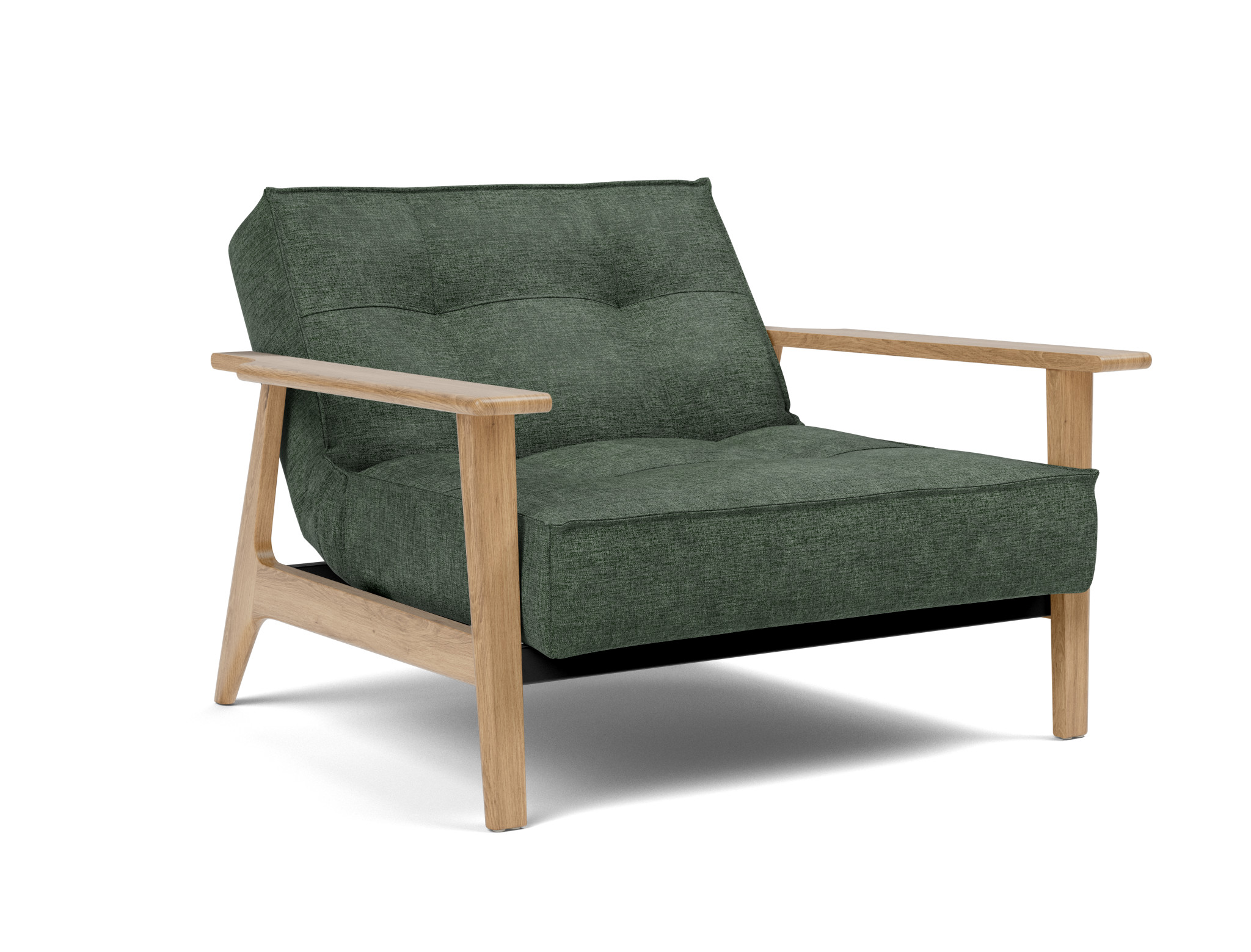Sessel Splitback Frej Flachgewebe Avella 281-Pine-Green