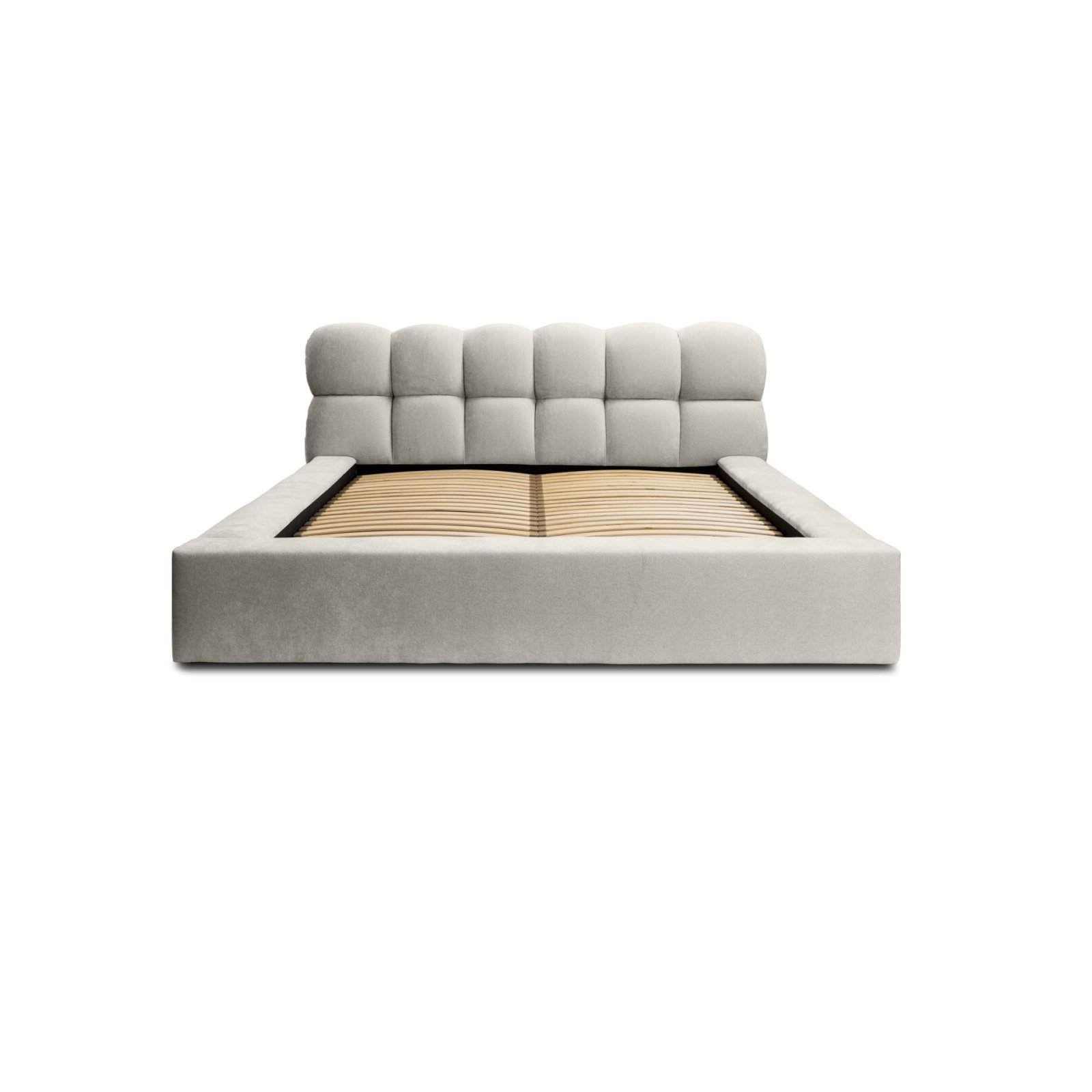 Polsterbett Vento-New Chenille 160x200 mit Metallrahmen Ditra-New 05