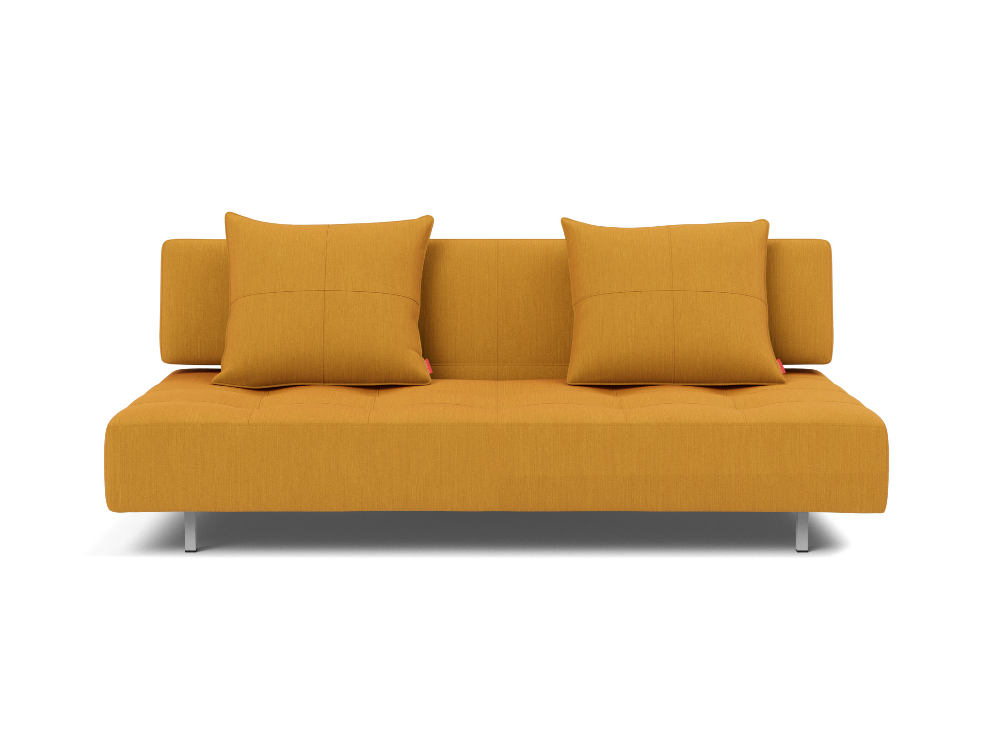 Schlafsofa Long Horn D.E.L. Flachgewebe Elegance 507-Burned-Curry