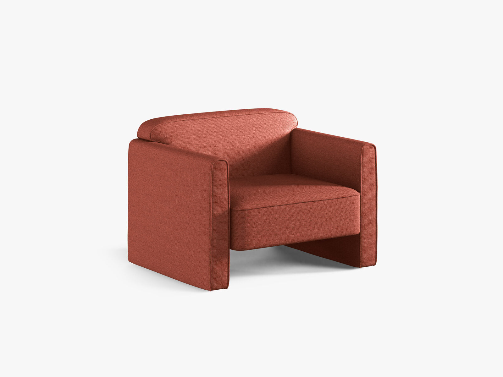 Micadoni Sessel Abby Strukturierter Stoff Heritage Terrakotta