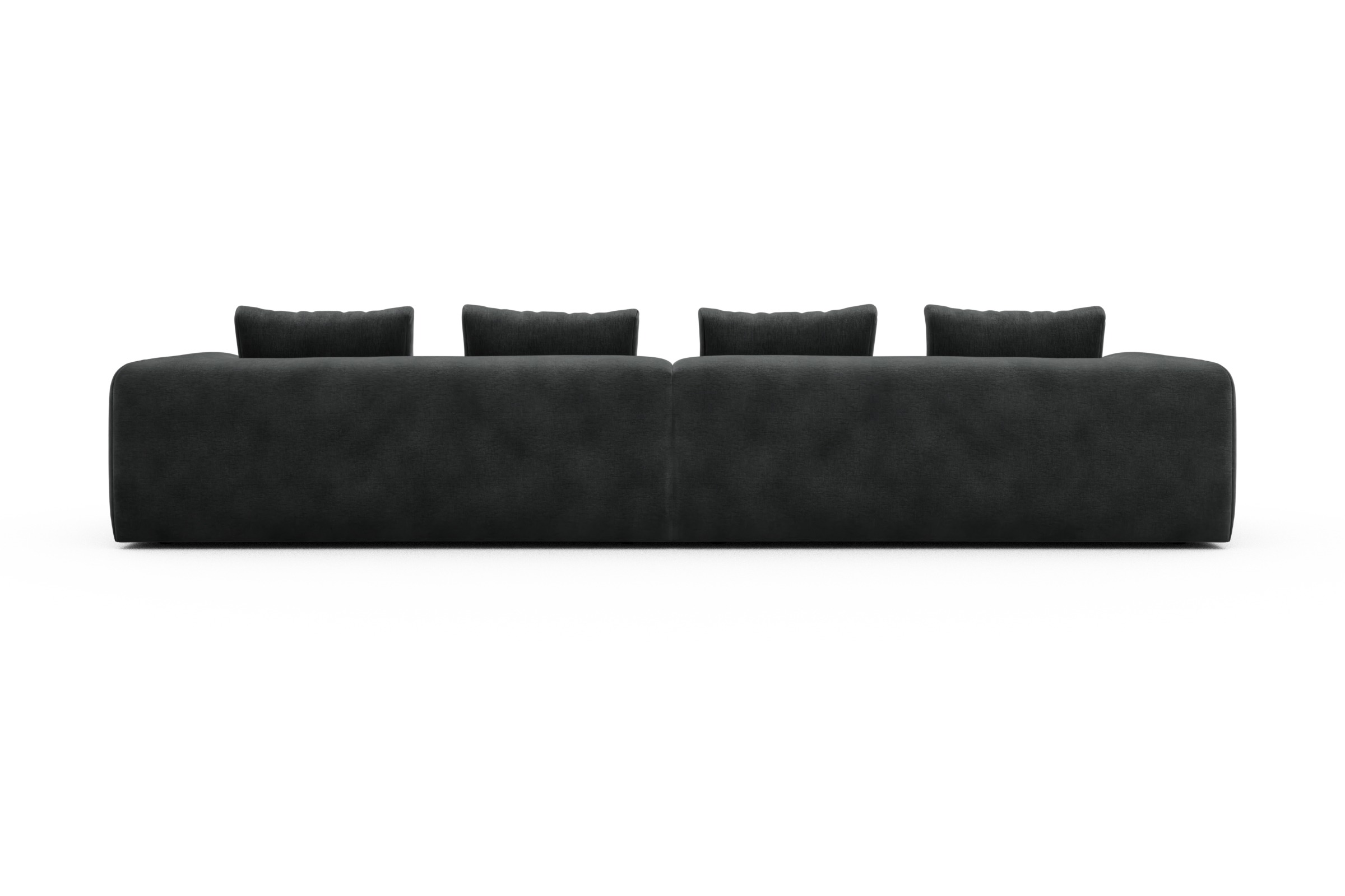 Sofa Modulares XXL Sofa Fred 5-Sitzer Smooth-Deep-Warm-Grey