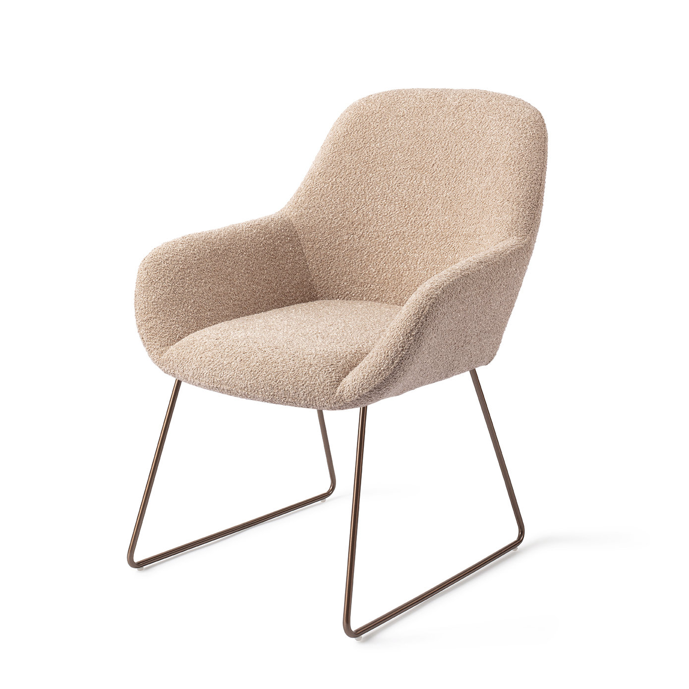 Jesper Home Esszimmerstuhl Kushi Flax Relax Slide Rose