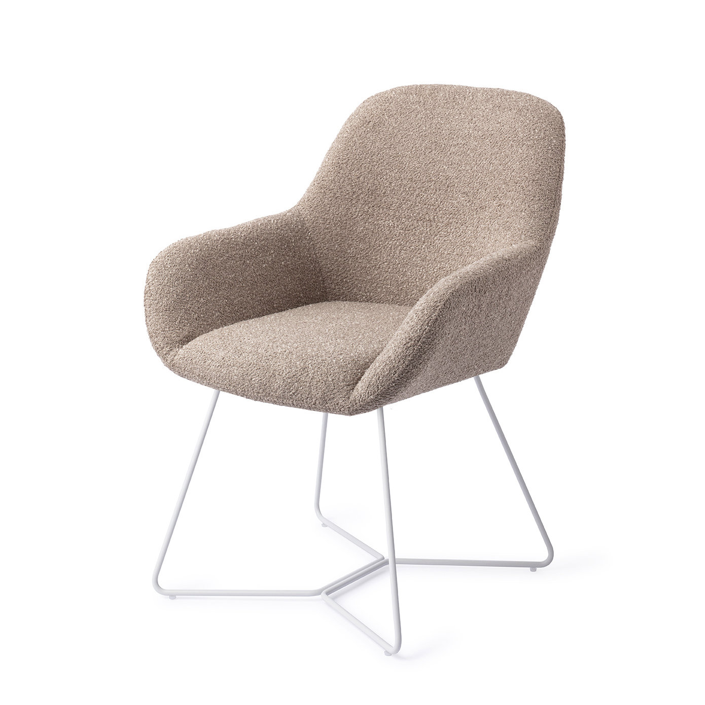 Jesper Home Esszimmerstuhl Kushi Stone Haze Beehive Weiß