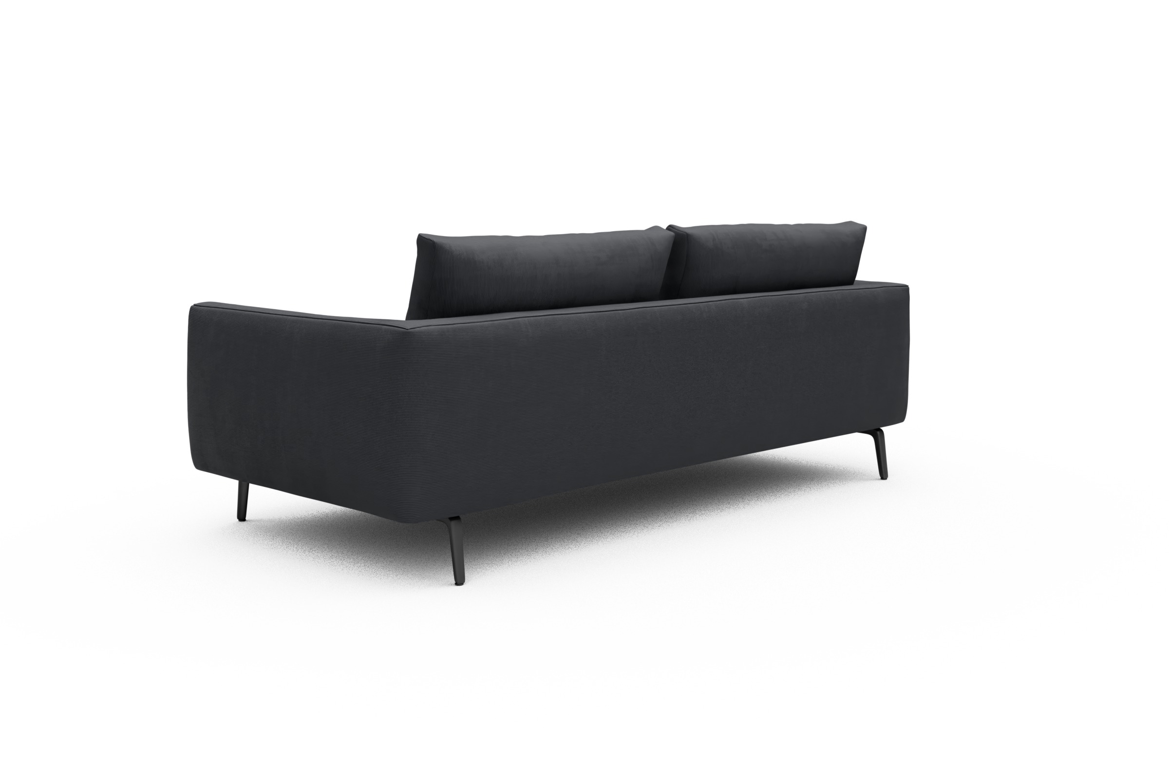 Sofa Karl 3-Sitzer Cordufine-Slate-Grey