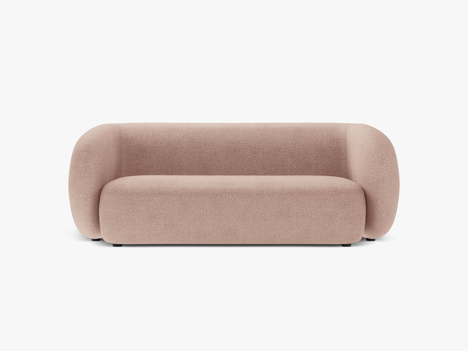 Micadoni Sofa Kate 2-Sitzer Boucle Puderrosa