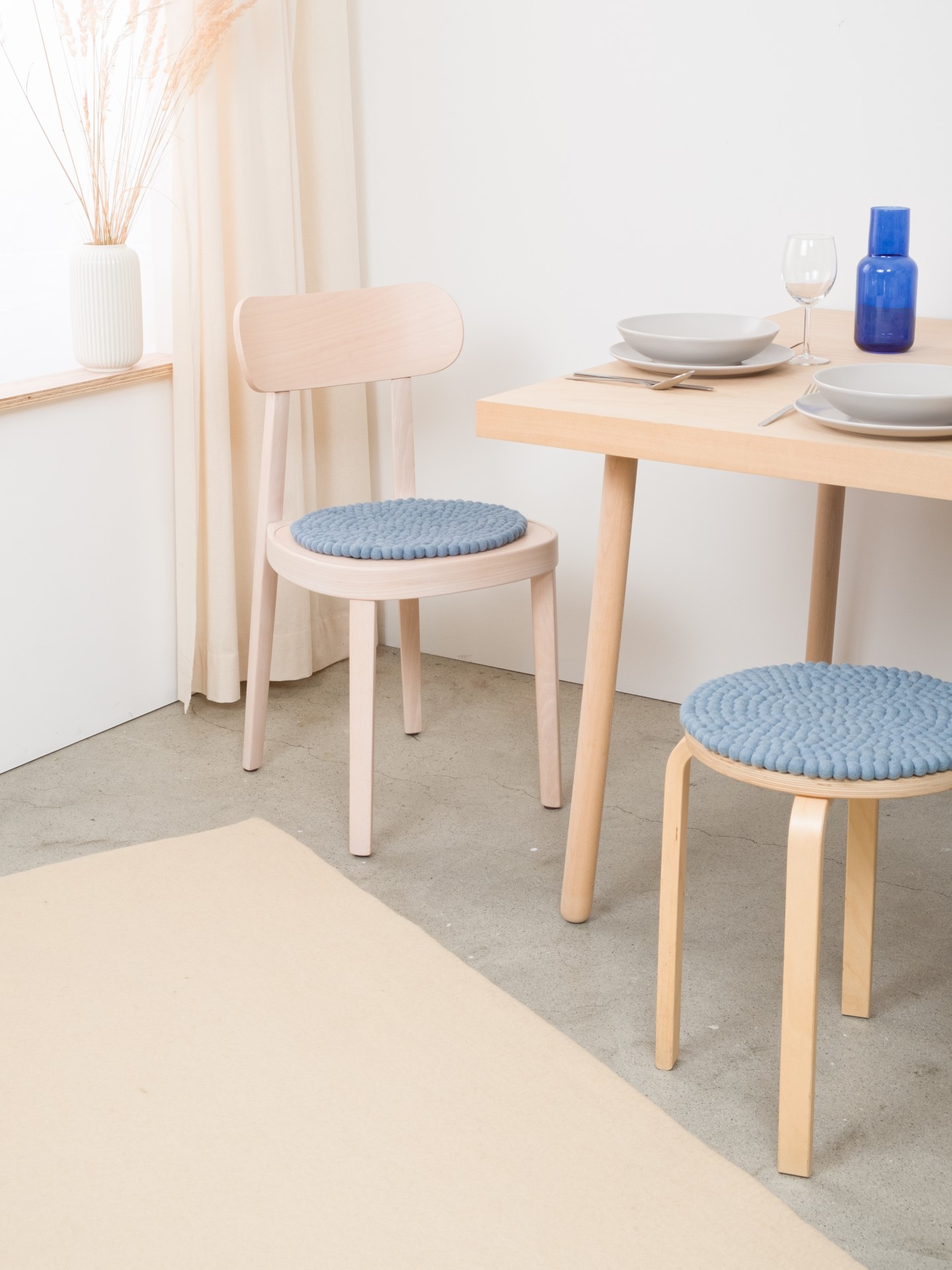 myfelt Mia - Filzkugel Sitzauflage rund