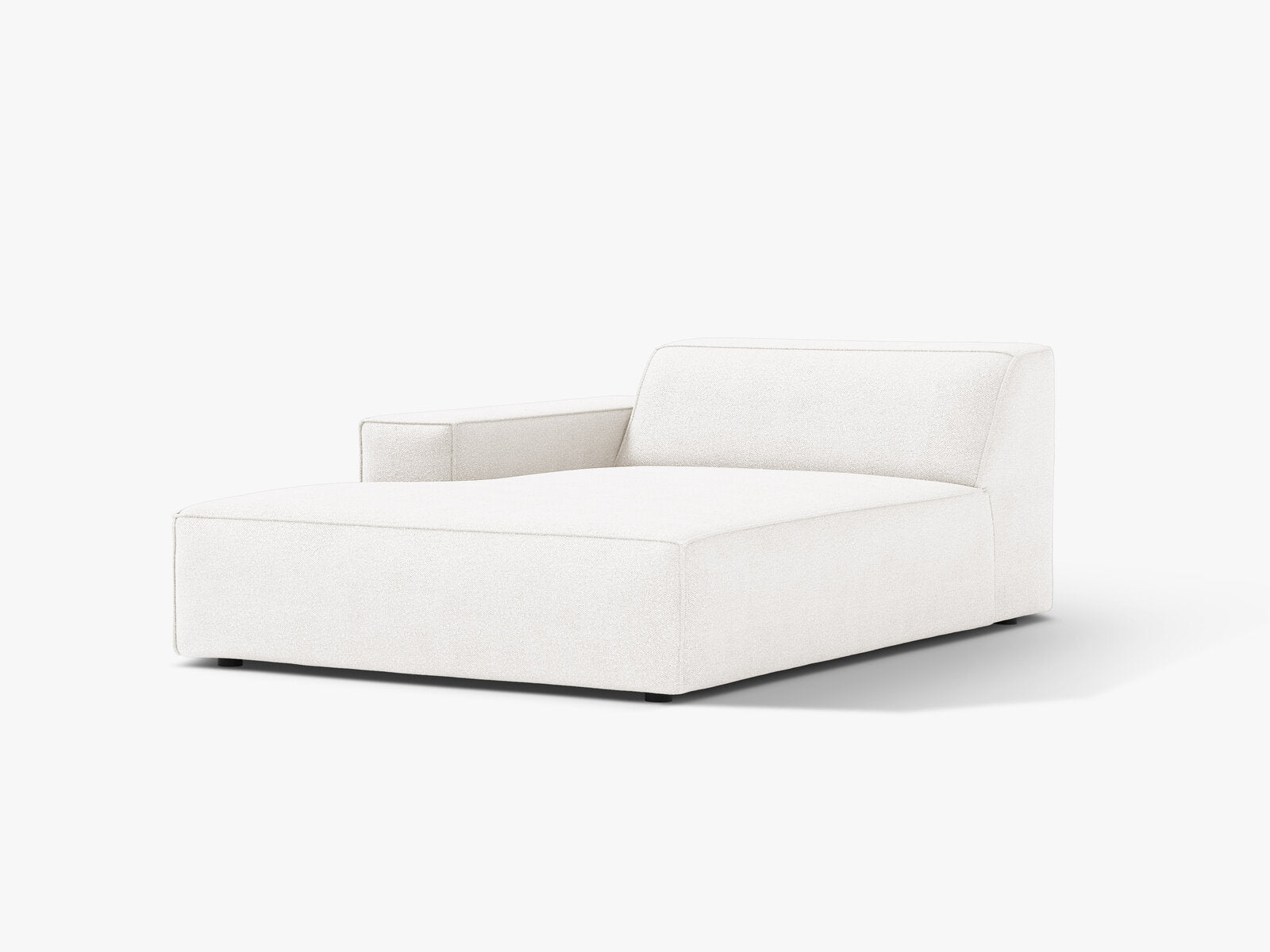 Micadoni Jodie Chaiselongue Links Boucle Baloo Weiß