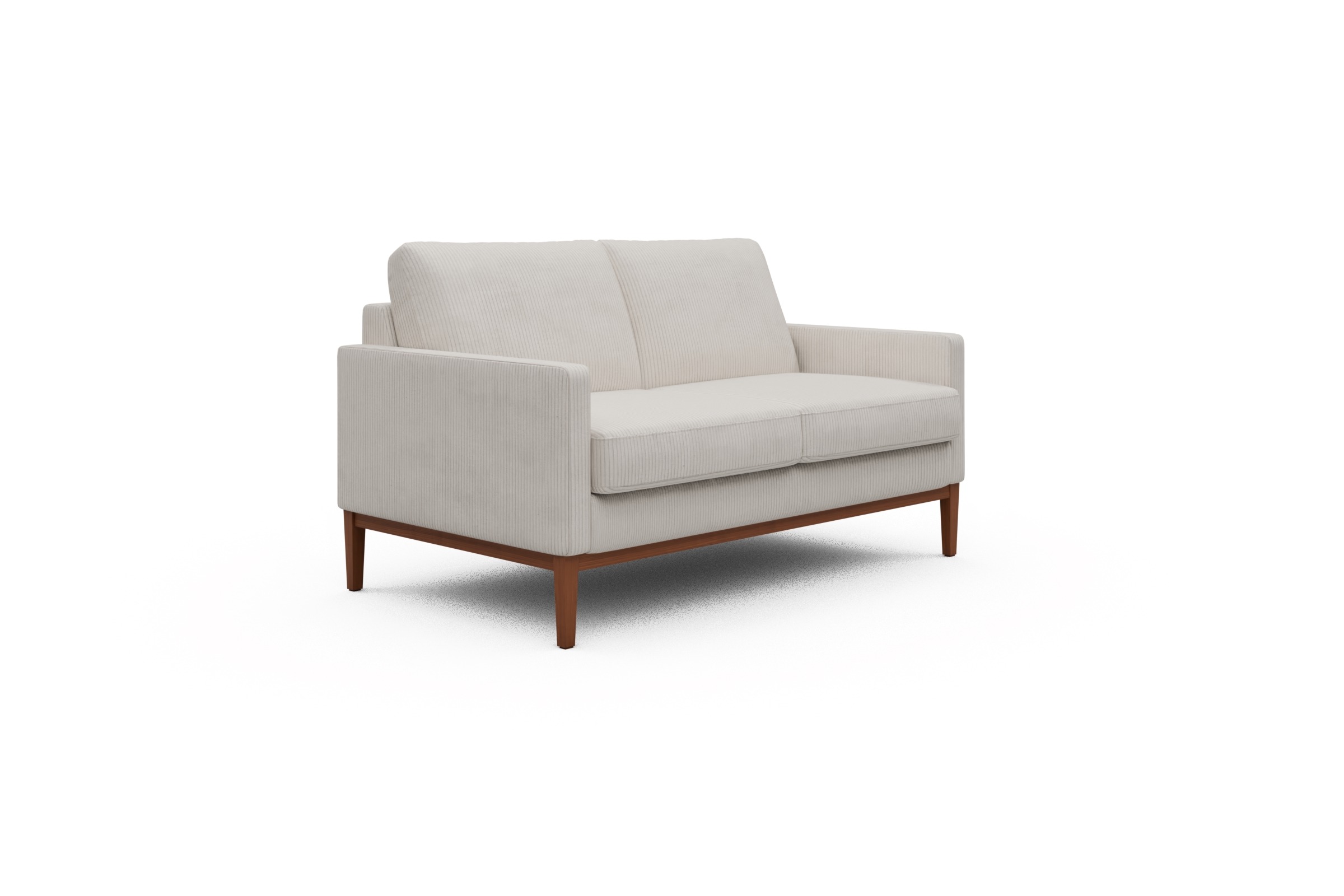 Sofa Bodo 2-Sitzer Corduroy Ivory Skandi Home moebelfaktor