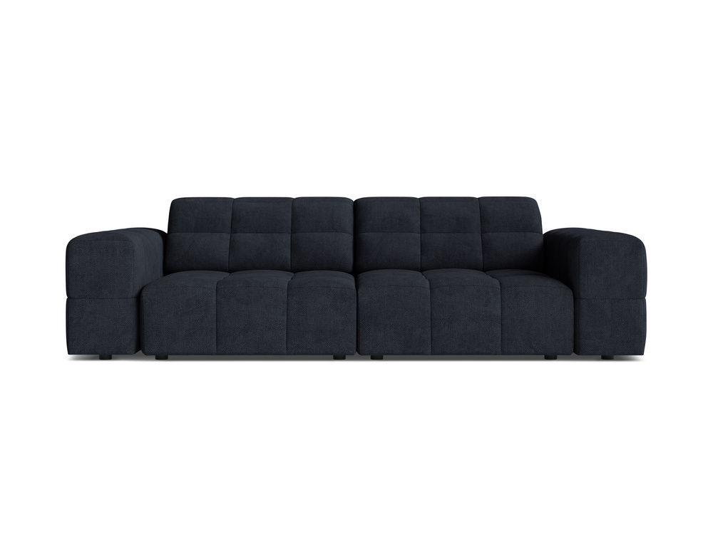 Cosmopolitan Design Sofa Chicago 3-Sitzer Chenille Eden Marineblau
