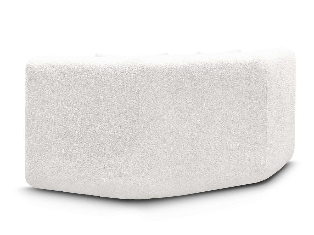 Bobochic Anda Sofa 2-Sitzer Chenille Weiß