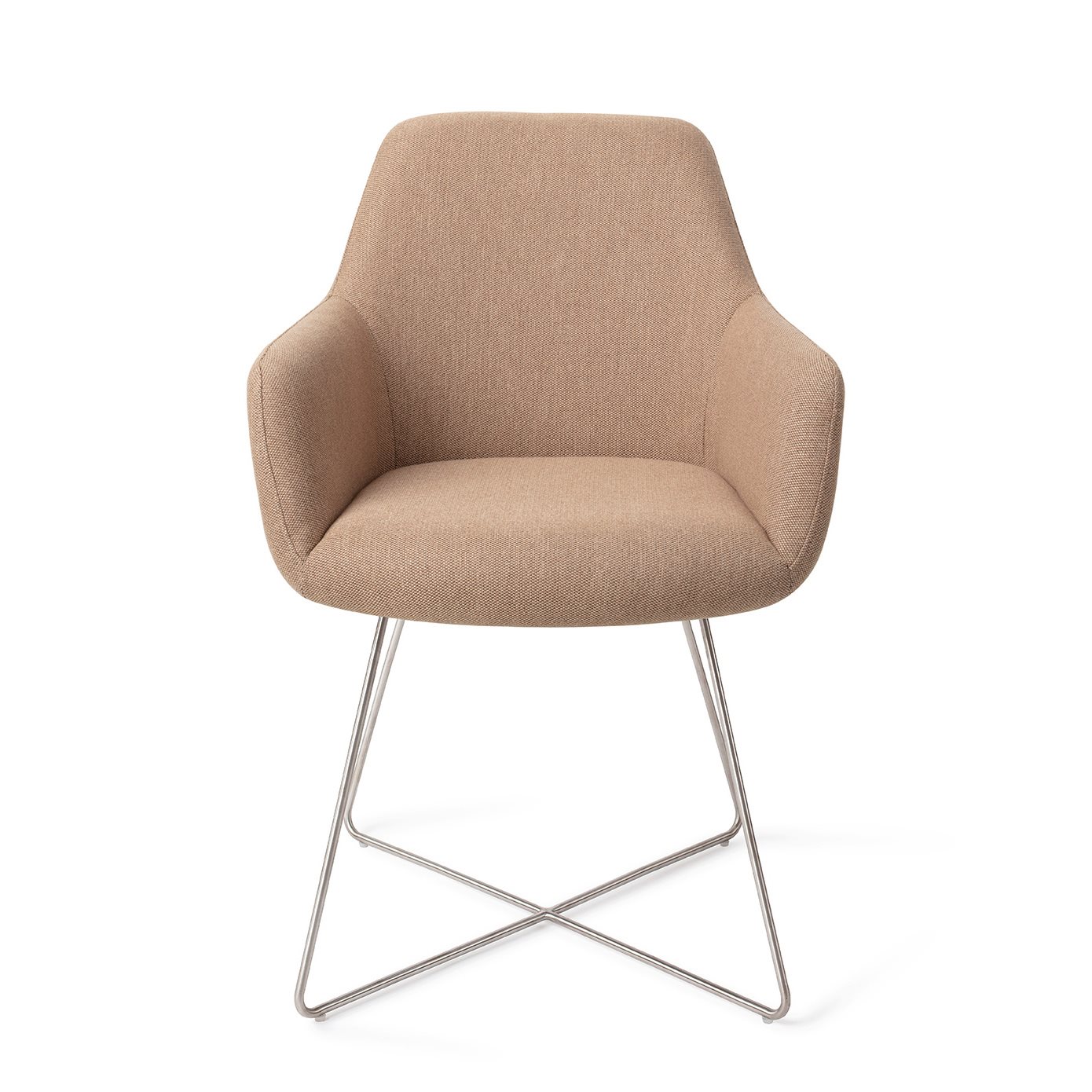 Jesper Home Esszimmerstuhl Hiroo Whisper-Wheat Cross Stahl moebelfaktor