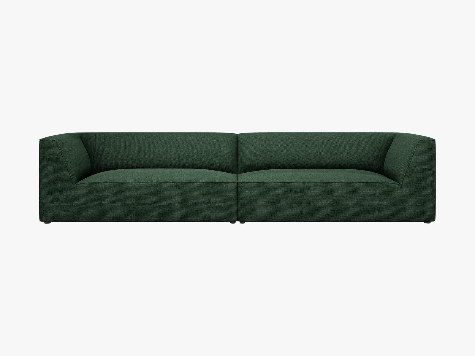 Micadoni Sofa Ruby 4-Sitzer Strukturierter Stoff Ottawa Grün