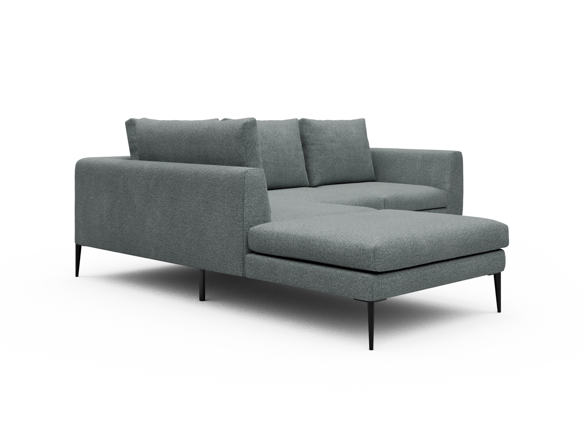 Skandi Home Ecksofa Paul Relax-Ecke links mit 2-Sitzer Casone-Light-Mixed-Green moebelfaktor