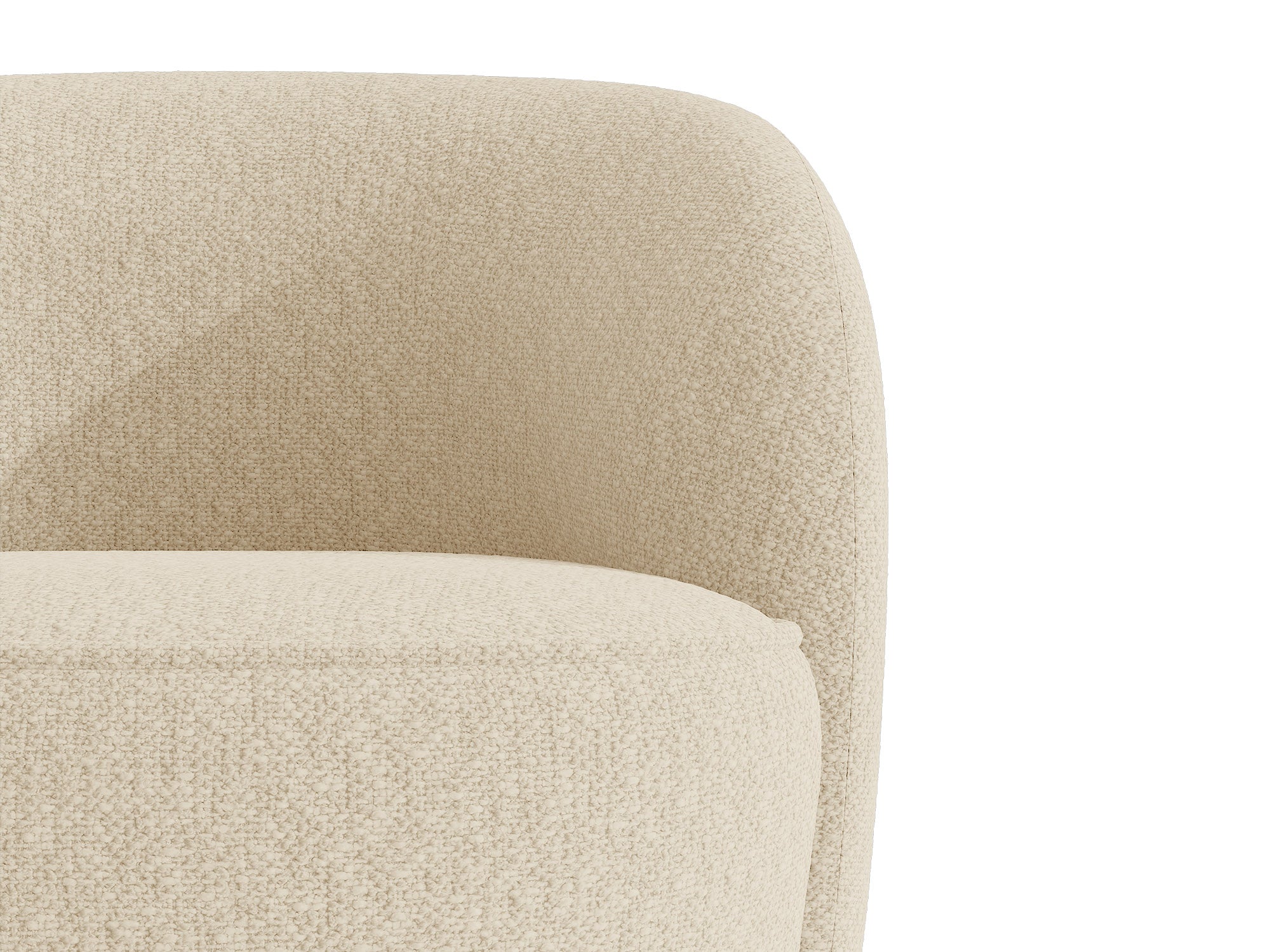 Micadoni Jonas Drehbarer Sessel Chenille Cover Me Beige