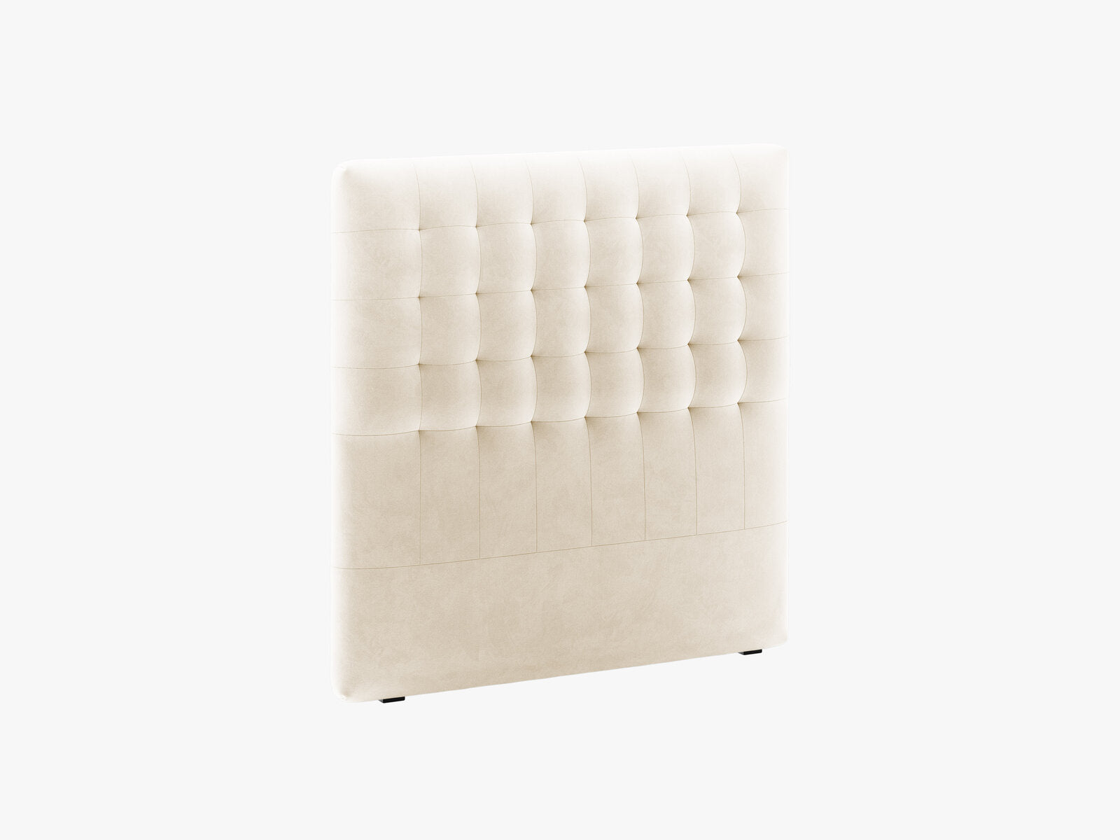 Micadoni Nova Samtiger Kopfteil 120 cm (H 120 cm) Samt Paris Beige 120x120