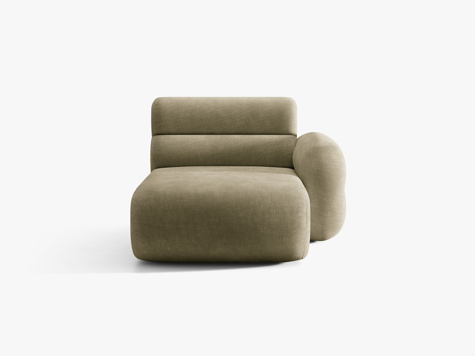 Micadoni Neo Chaiselongue Rechts Chenille Golden Hellolive
