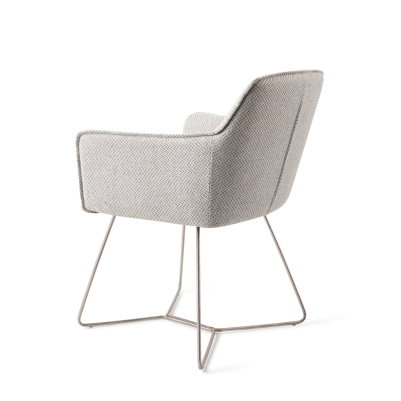 Jesper Home Esszimmerstuhl Hofu Checkers-Charm Beehive Stahl