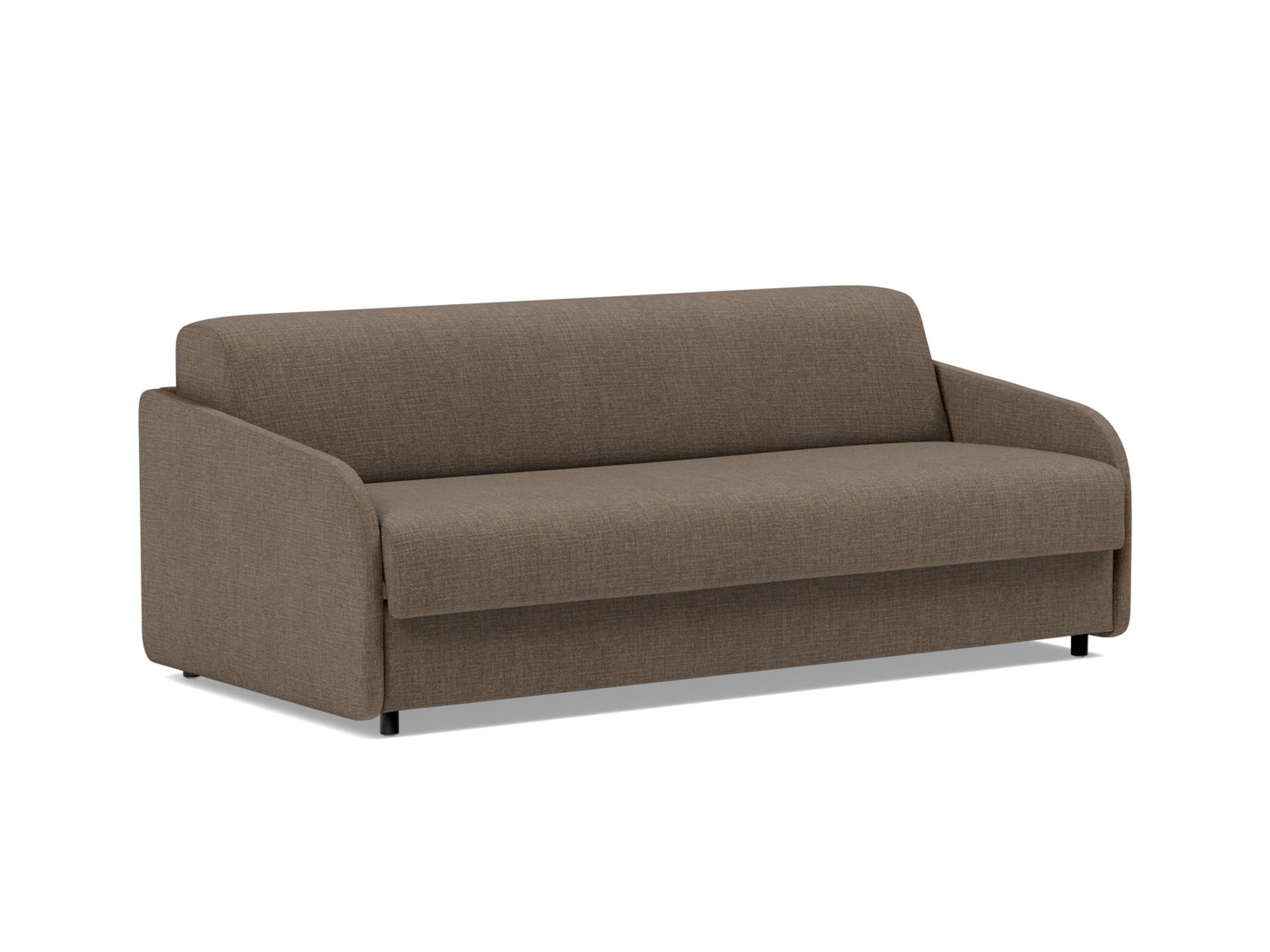 Schlafsofa Eivor mit Memory-Matratze 160 Chenille Esina 411-Cedar-Brown