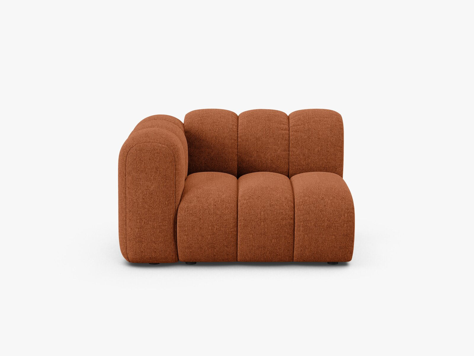Micadoni Modul Lupine 1-Sitzer Links Chenille Eden Ziegel