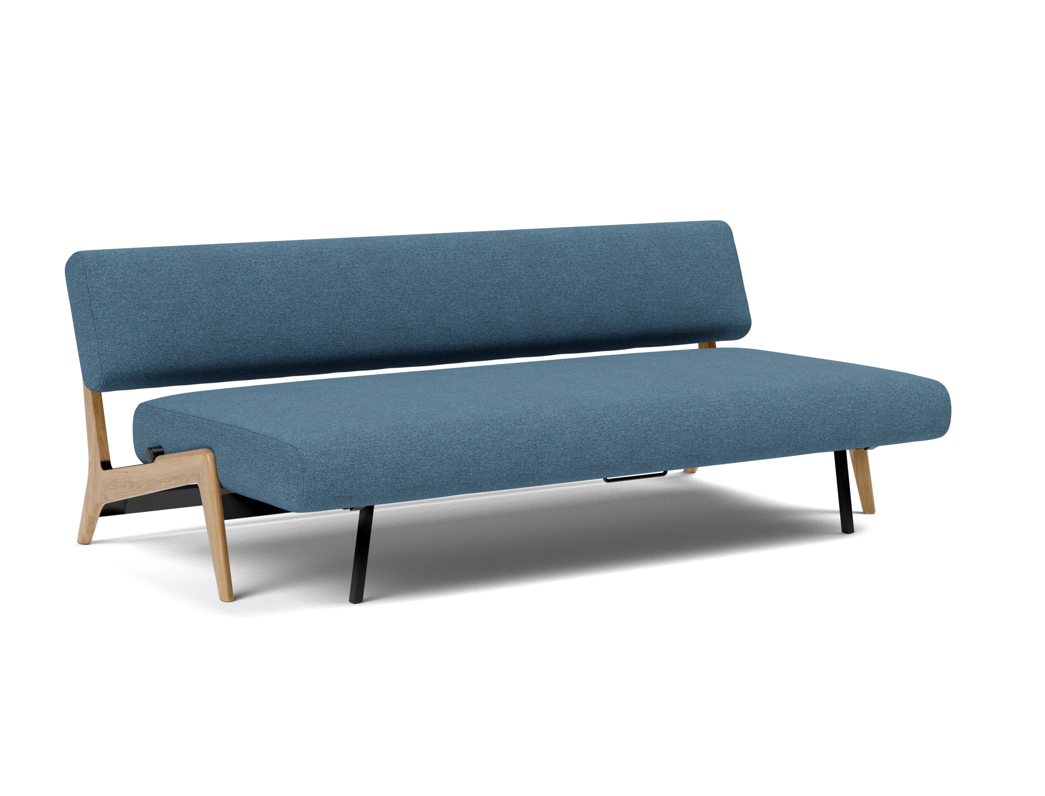 Tagesbett Nolis Strukturierter Stoff Weda 302-Weda-Blue