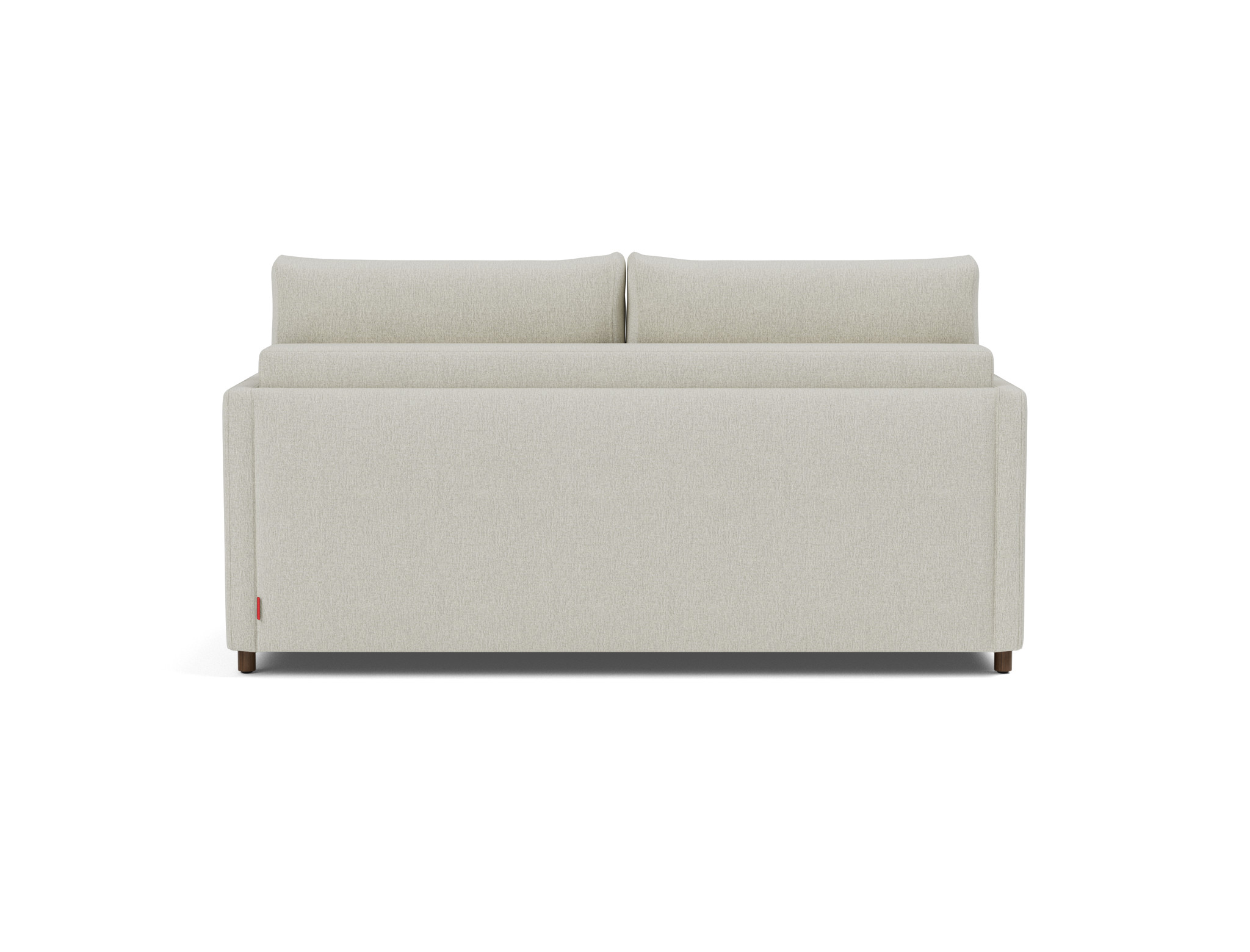 Schlafsofa Neah mit Slim-Armlehnen 160 Flachgewebe Mixed Dance 527-Natural