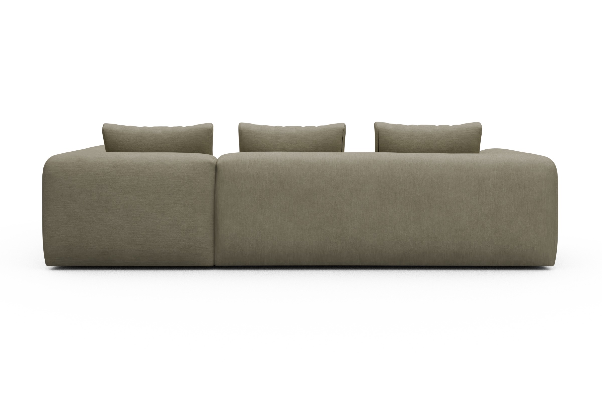 Ecksofa Fred 2x 2,5-Sitzer rechts offen Vivus-Dusty-Sand
