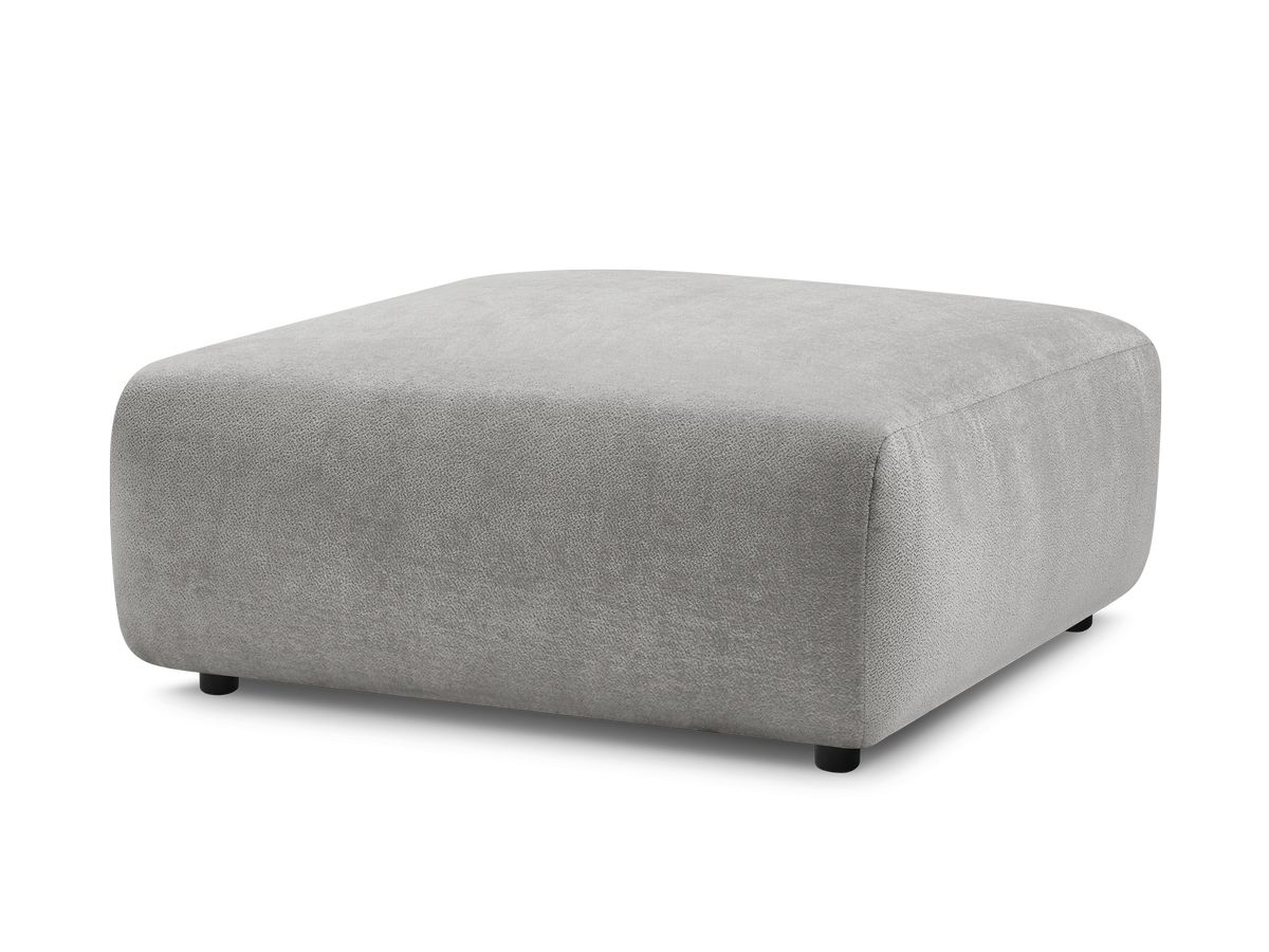 Bobochic Lucien Pouf Stoff Hellgrau