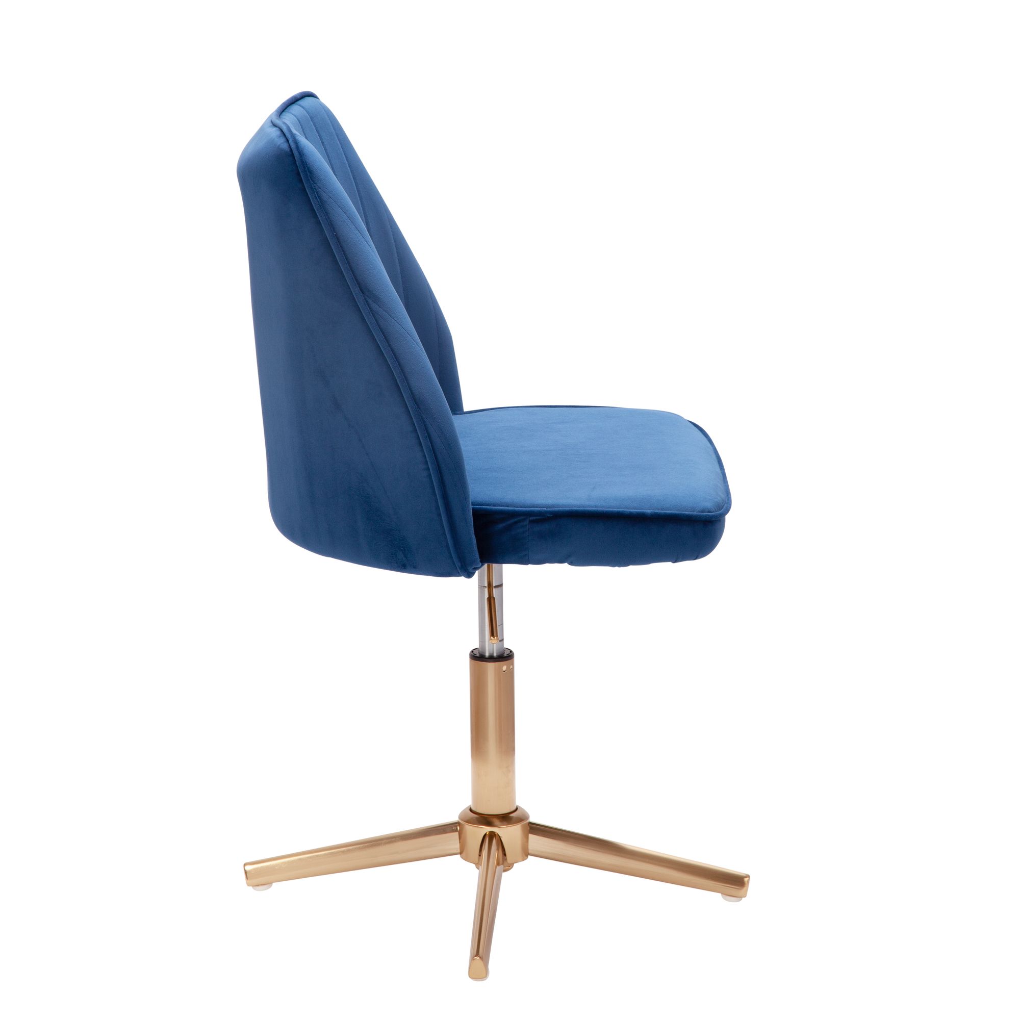 Esszimmerstuhl Oravik Samt Blau