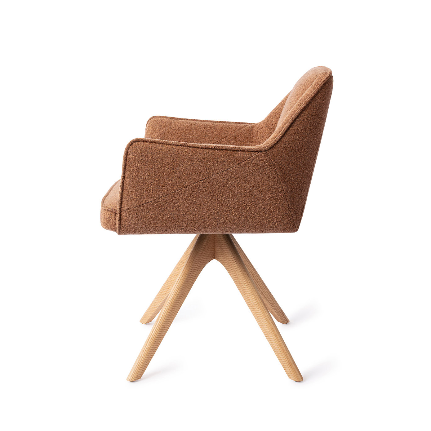 Jesper Home Esszimmerstuhl Tome Cinnamon Bun Revolve Eiche Natur
