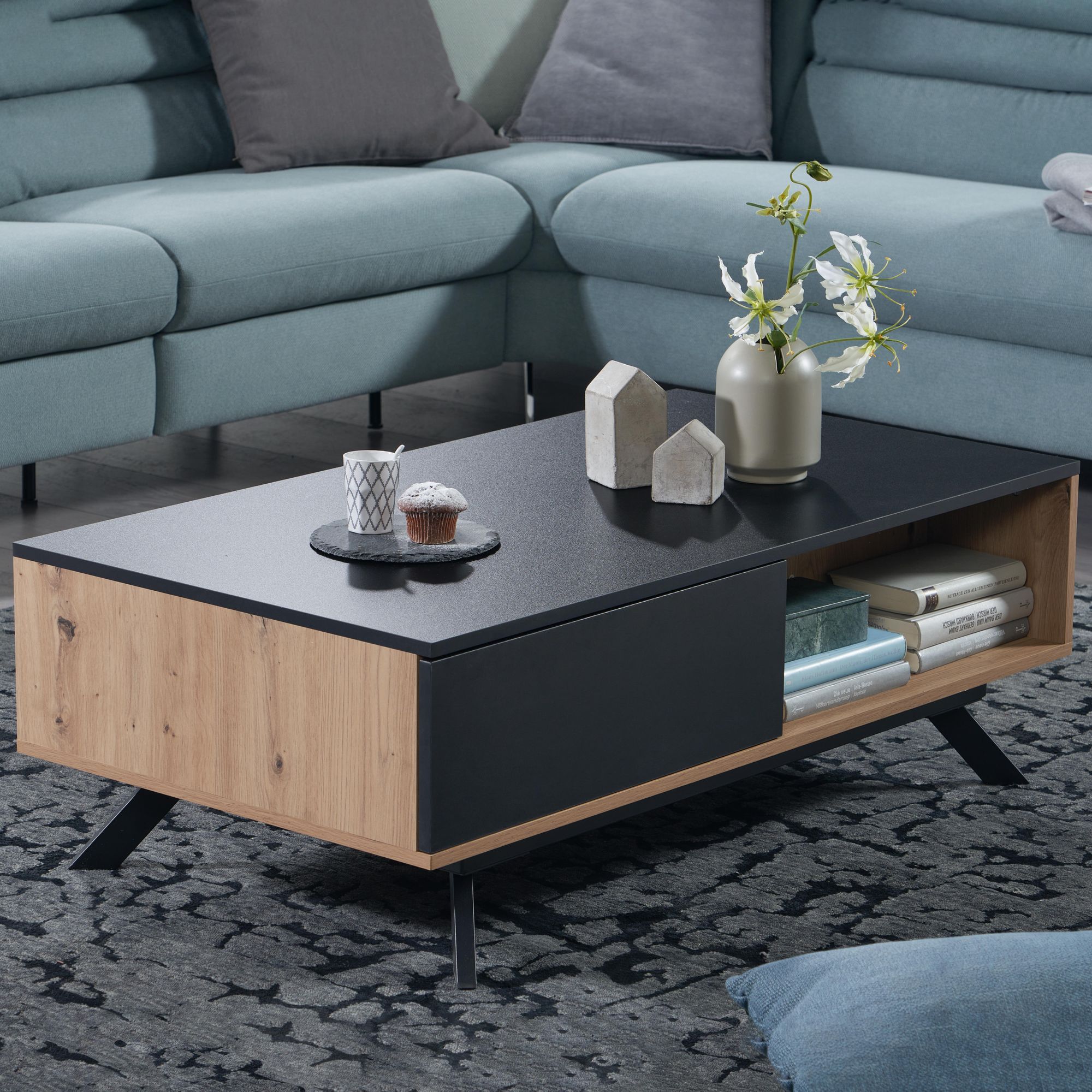 Couchtisch Vallanes Braun 110 × 60 × 38 cm