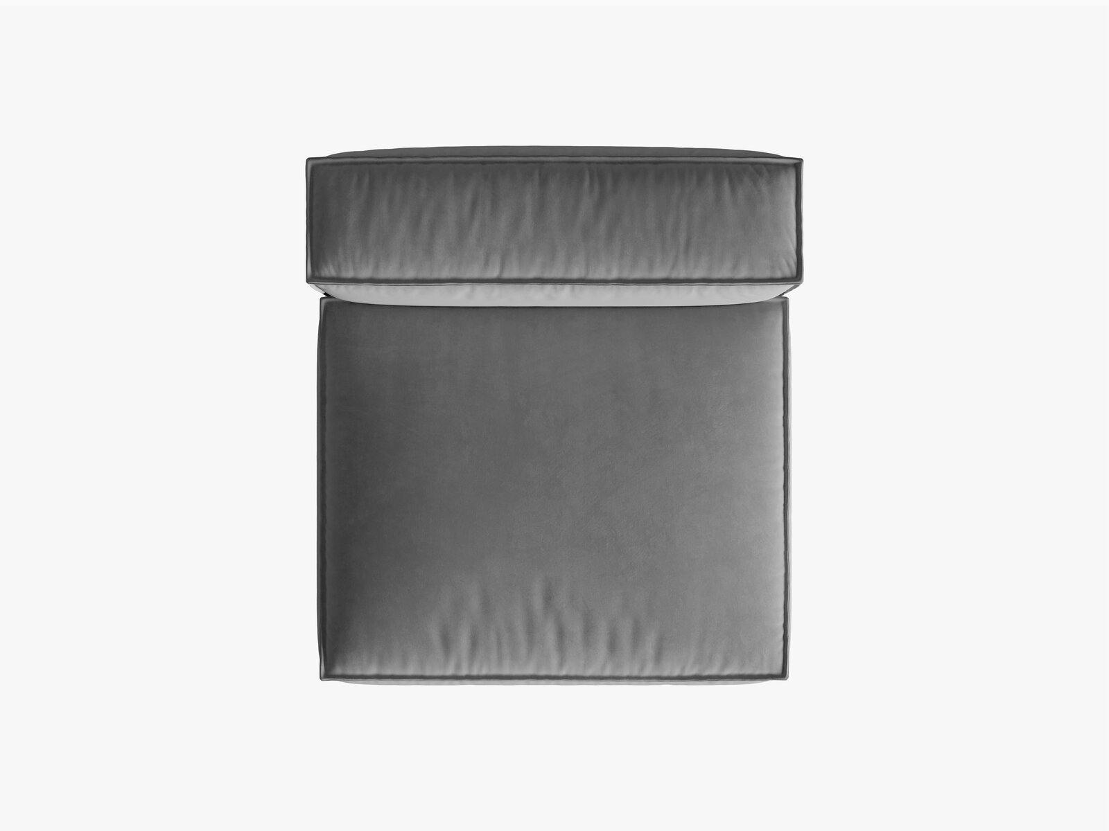 Micadoni Modul Nuria 1-Sitzer Samt Grau