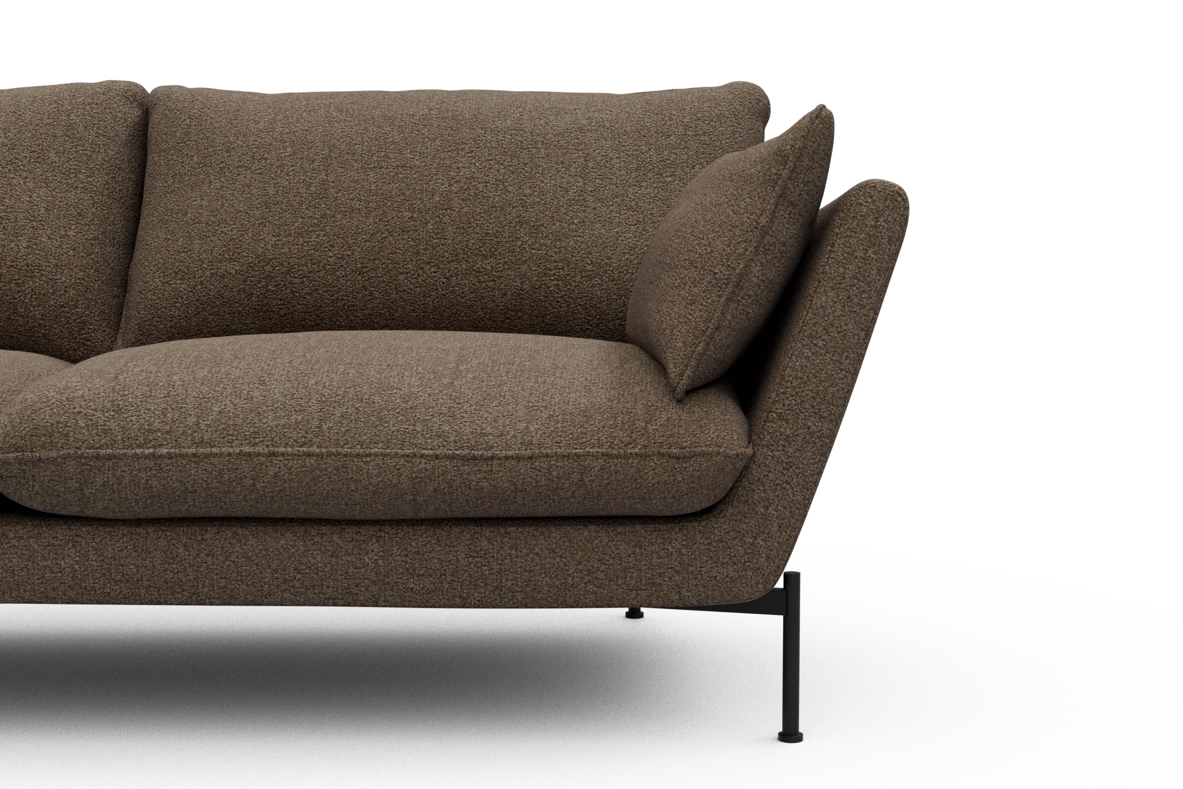 Sofa Anton 2-Sitzer Aivi-Khaki-Brown