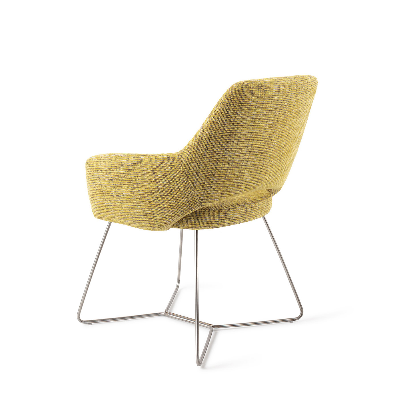Jesper Home Esszimmerstuhl Yanai Lemon Lines Beehive Stahl