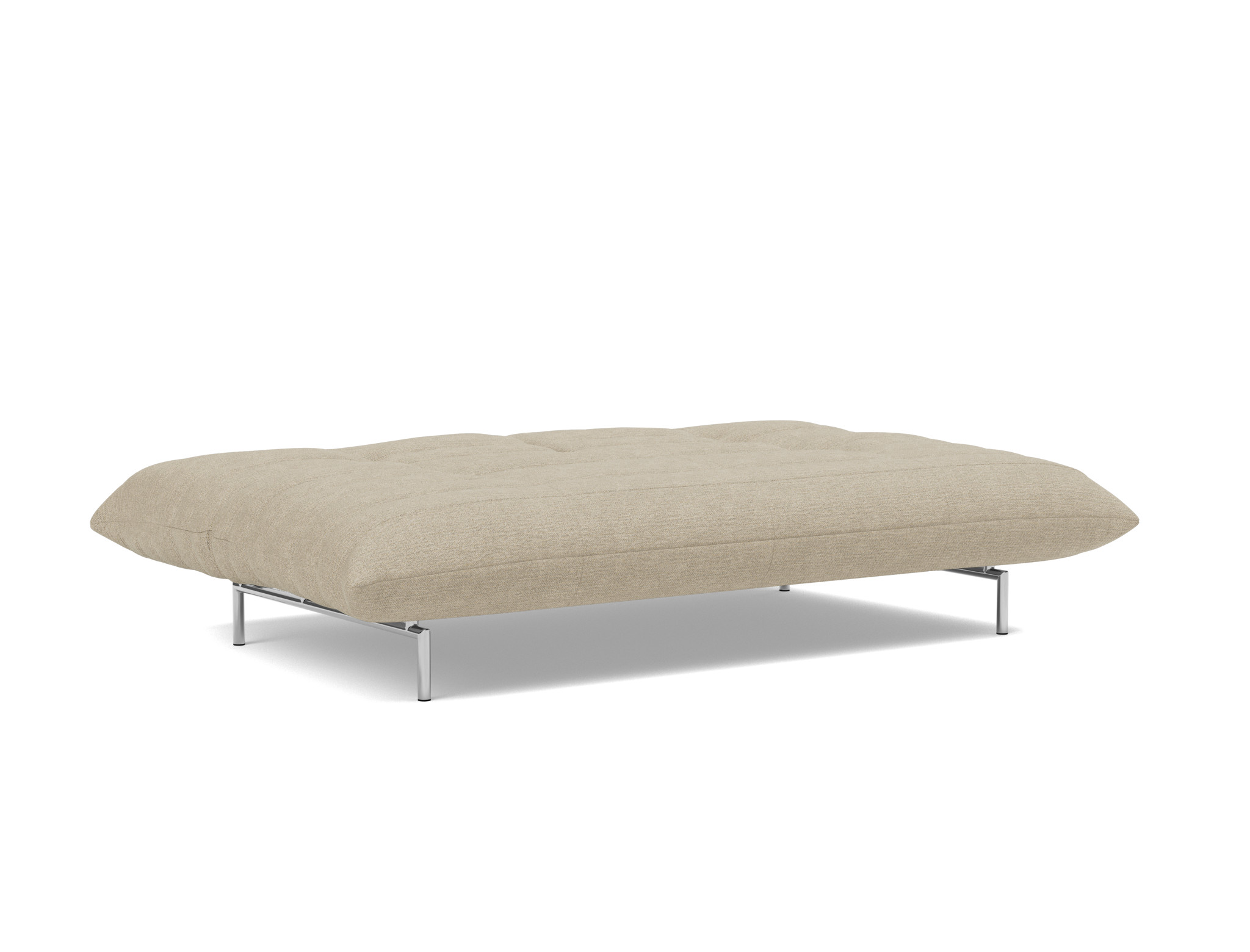 Schlafsofa Mikunjo Strukturierter Stoff Taura 356-Sand