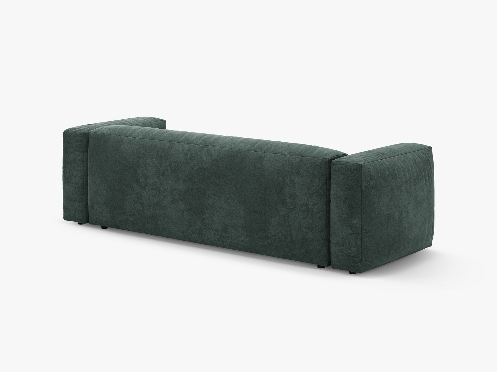 Micadoni Martina Schlafsofa 3-Sitzer Samt Vogue Petrol
