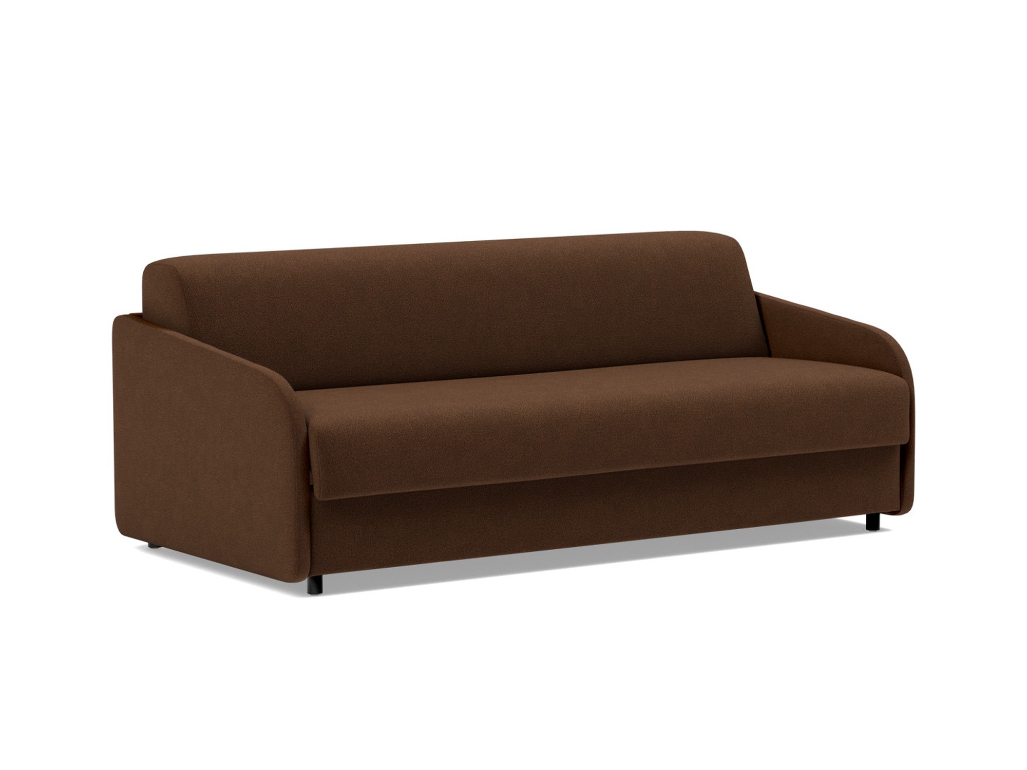 Schlafsofa Eivor mit Taschenfederkernmatratze 160 Strukturierter Stoff Taura 359-Cappuccino