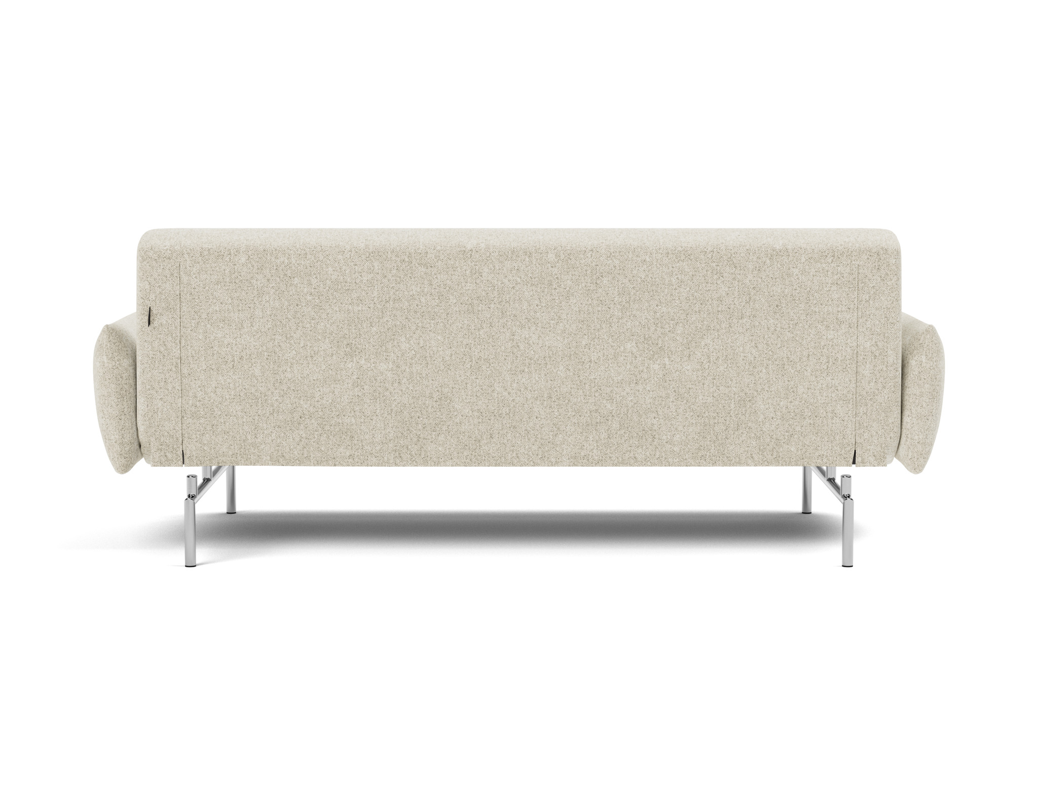 Schlafsofa Jillis mit Armlehnen Strukturierter Stoff Taura 357-Off-White