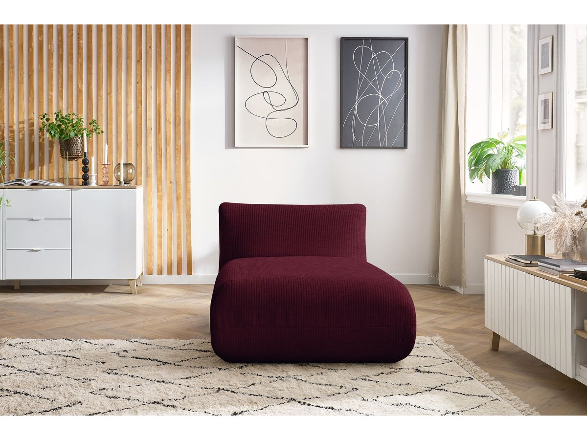 Bobochic Lecomte Méridienne-Modul Strukturstoff Rot