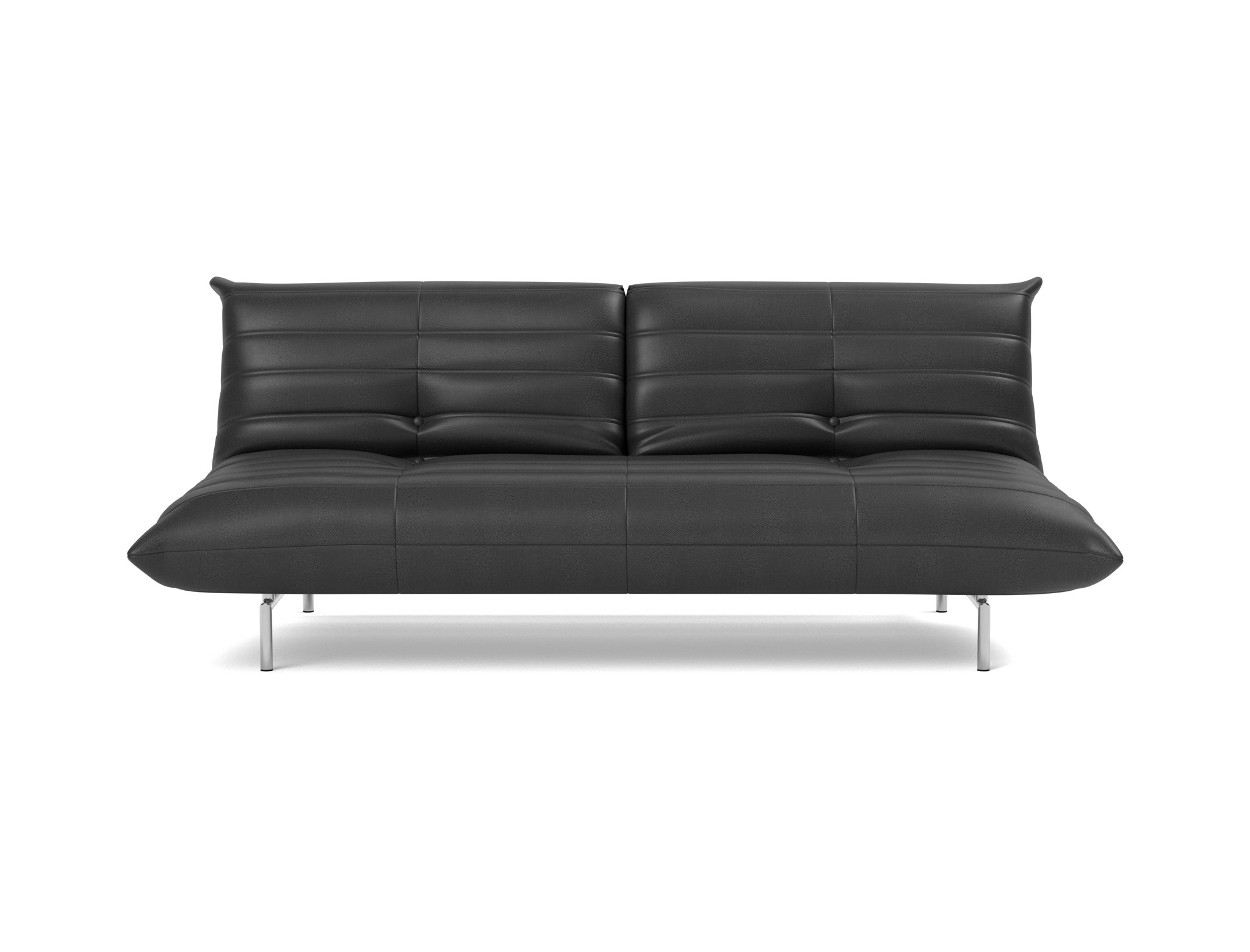 Schlafsofa Mikunjo Lederoptik Faunal 550-Black
