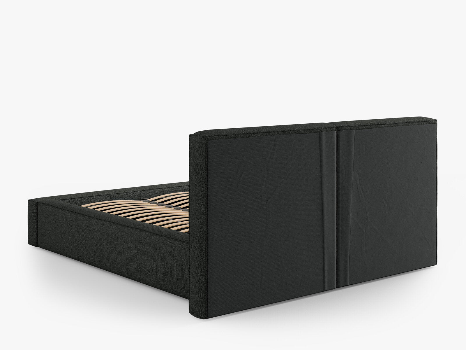Micadoni Bett Jodie Boucle Baloo Schwarz 160x200