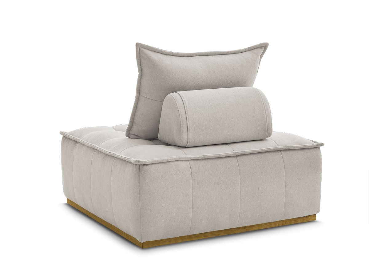 Bobochic Elisa Sofamodul 1-Sitzer Strukturstoff Beige